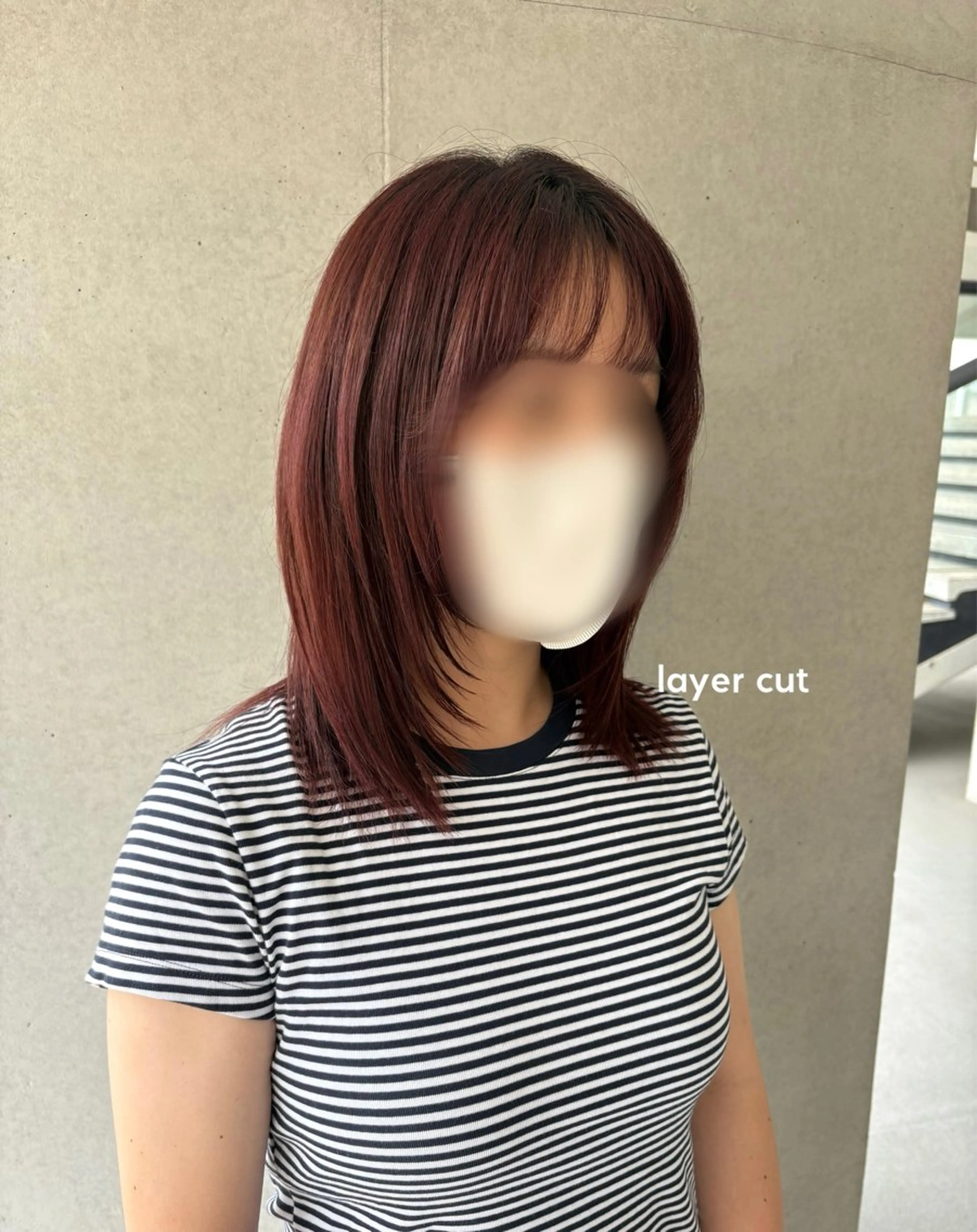 【韓国🇰🇷🩶】レイヤーカット🫧＋艶カラー＋4種のoggiトリートメント付き🪽の写真