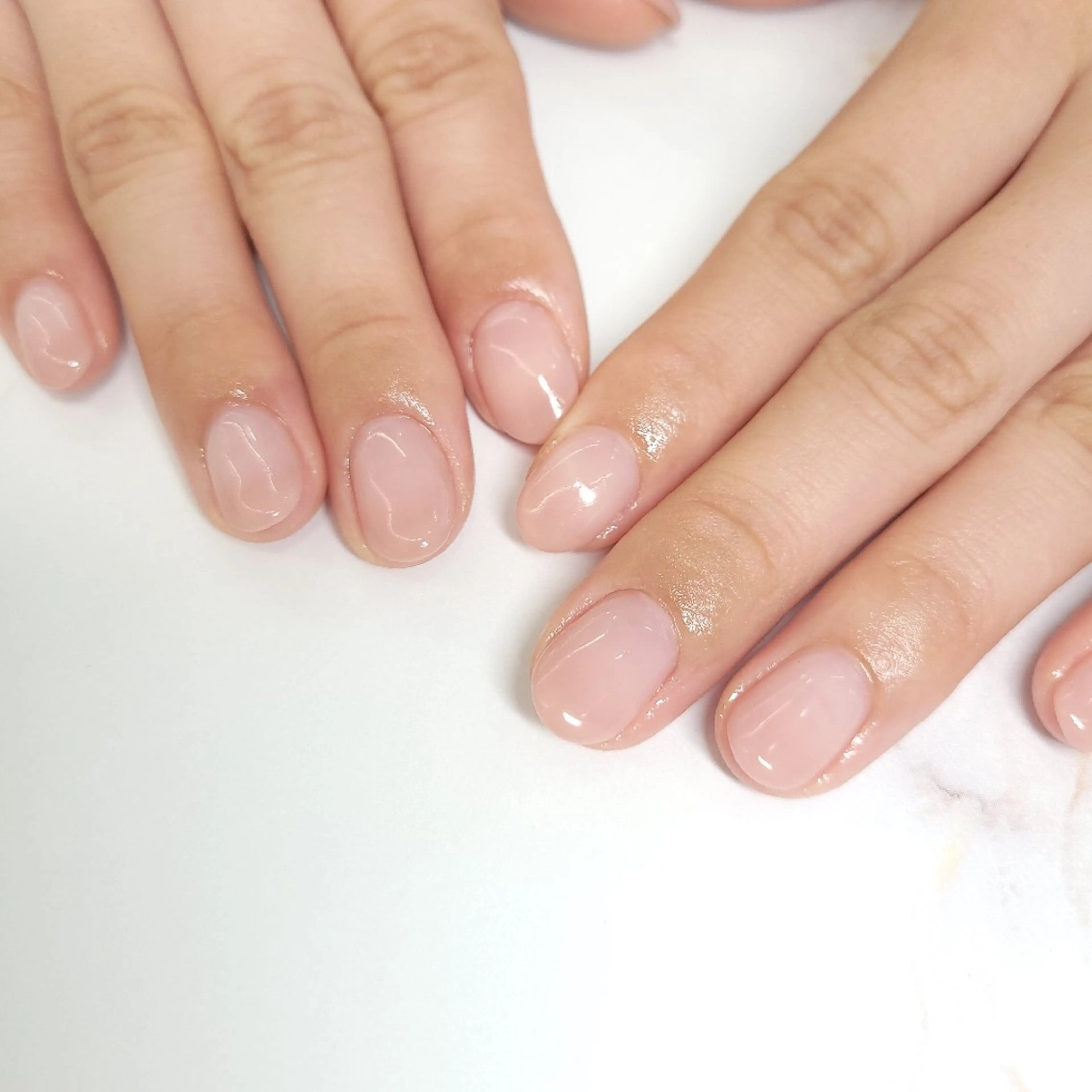 ネイル ジェルネイル グラデーション パラジェル WHITELY みどりのネイルデザイン