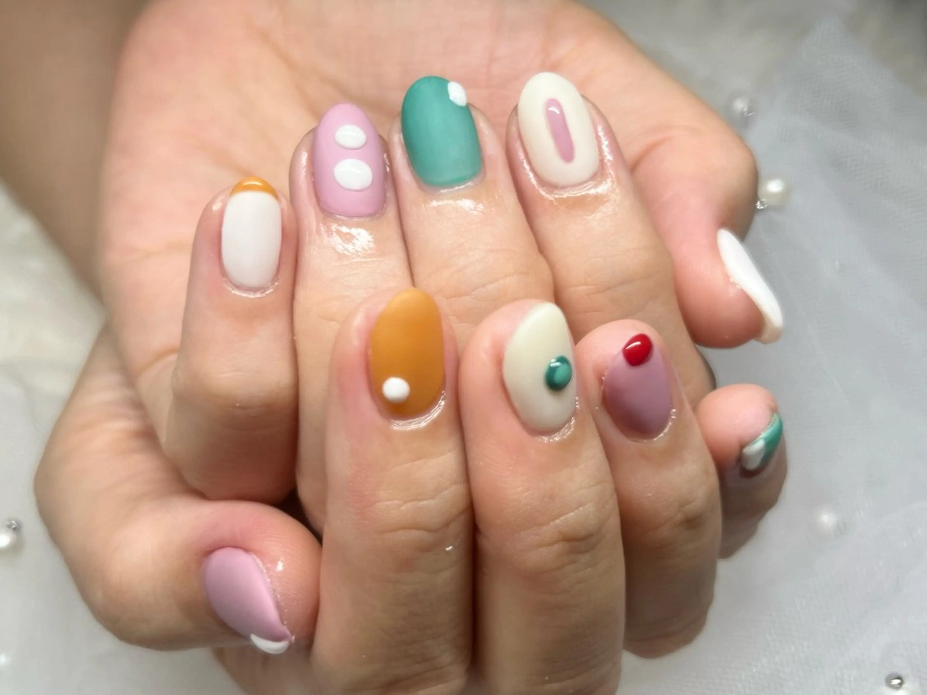 ネイル 持ち込み ハンドネイル NailSalon MOMOKAのネイルデザイン