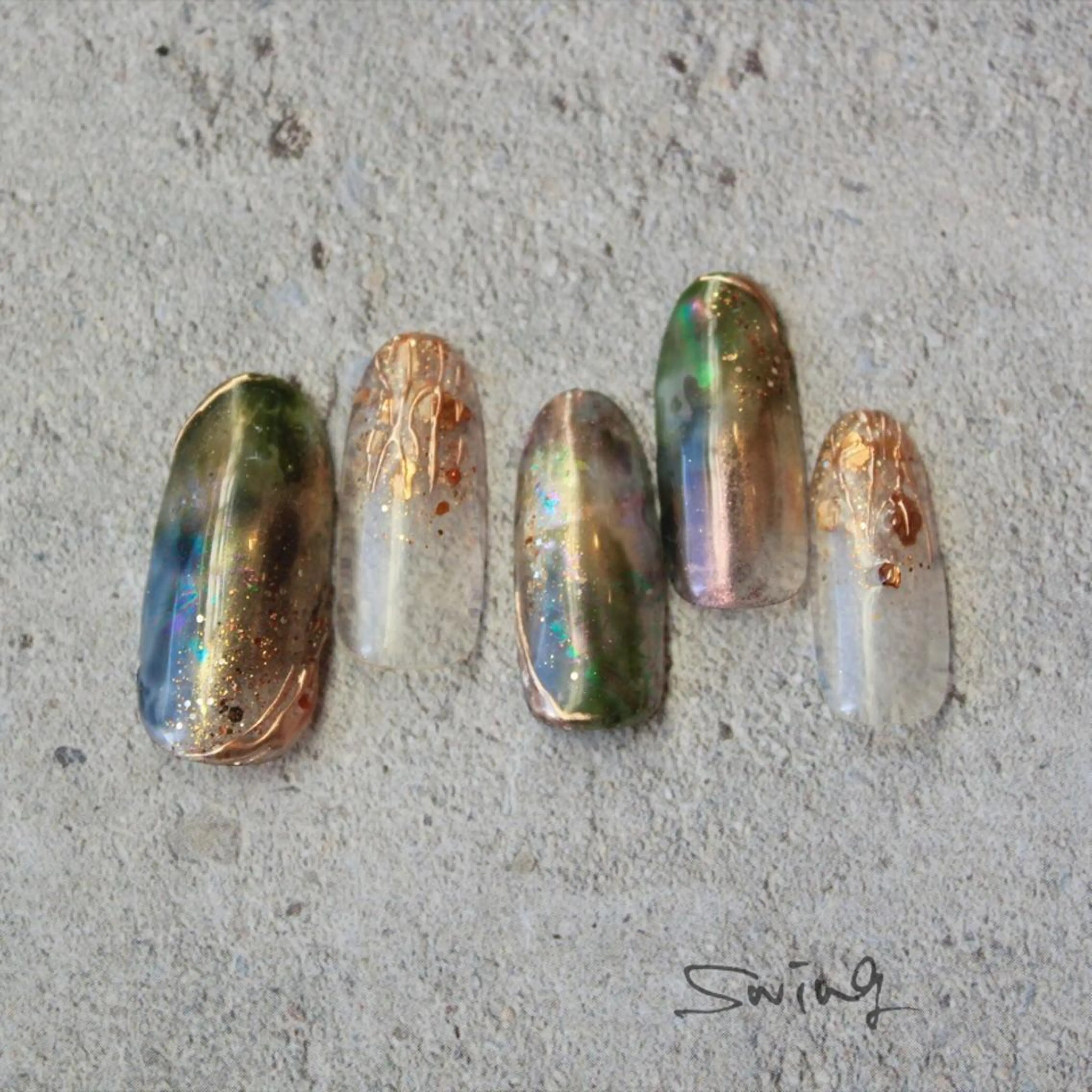 ネイル ニュアンスネイル ハンドネイル SWING Nail Salon所属・Yoshida Takakoのネイルデザイン