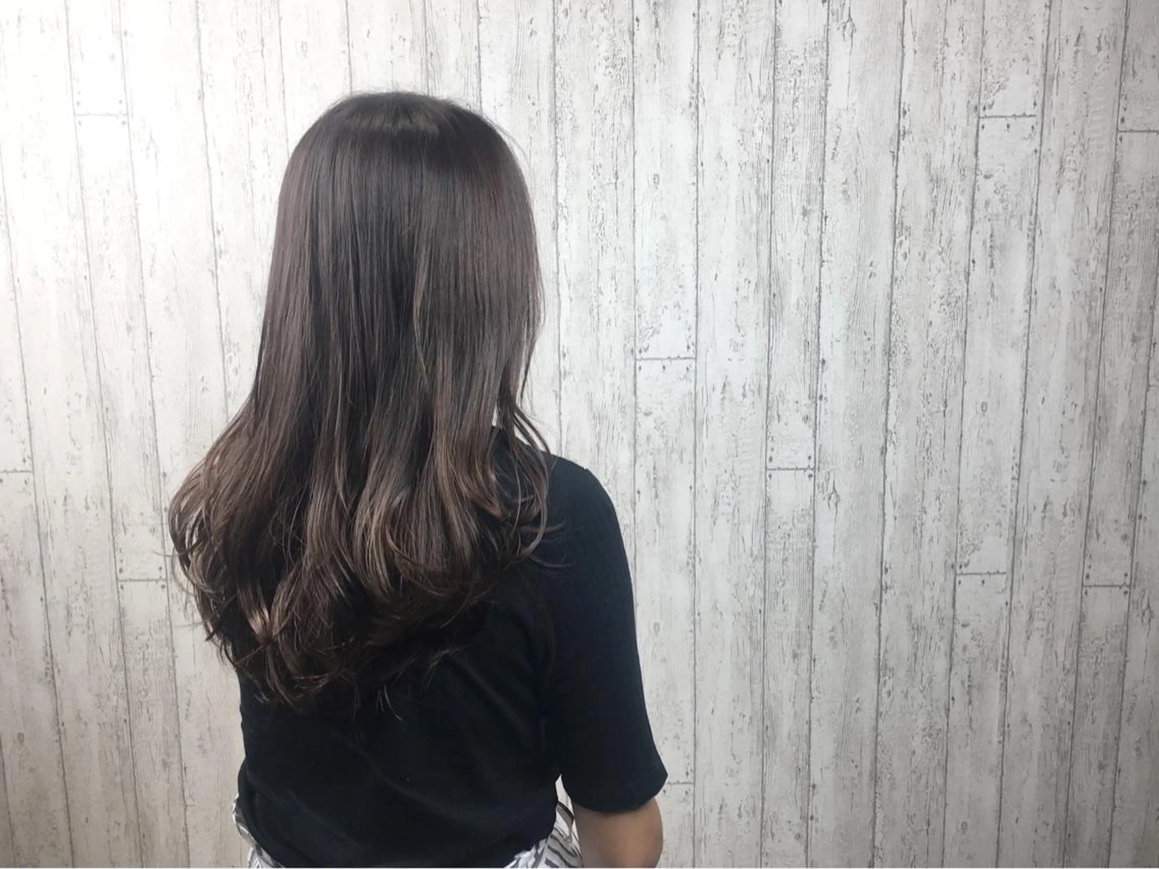 セミロング カラー カット ヘアカラー カット／メンズカット 藤田麻衣のヘアスタイル