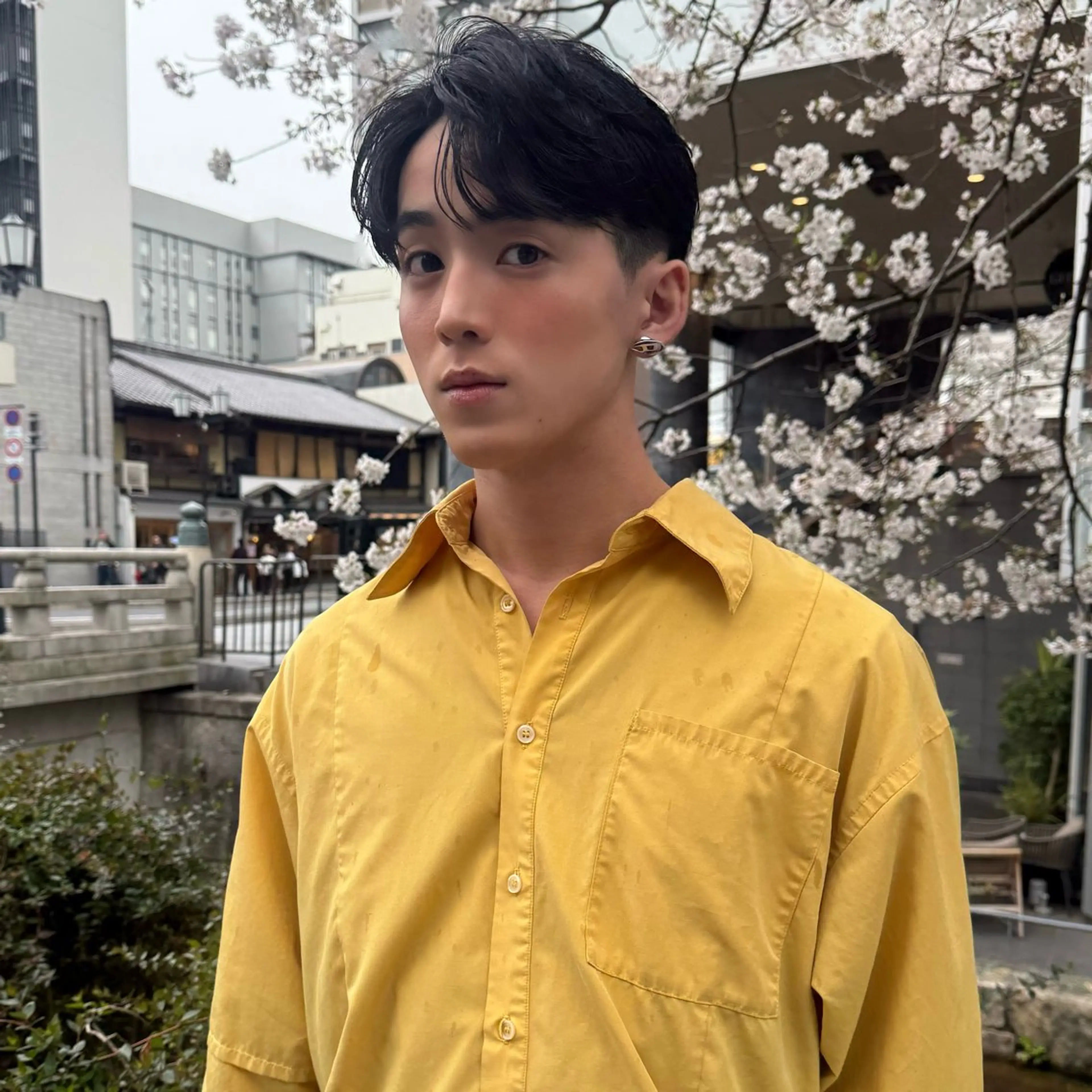 ショート メンズ カット 希佳/メンズ ハイトーンカラーのヘアスタイル