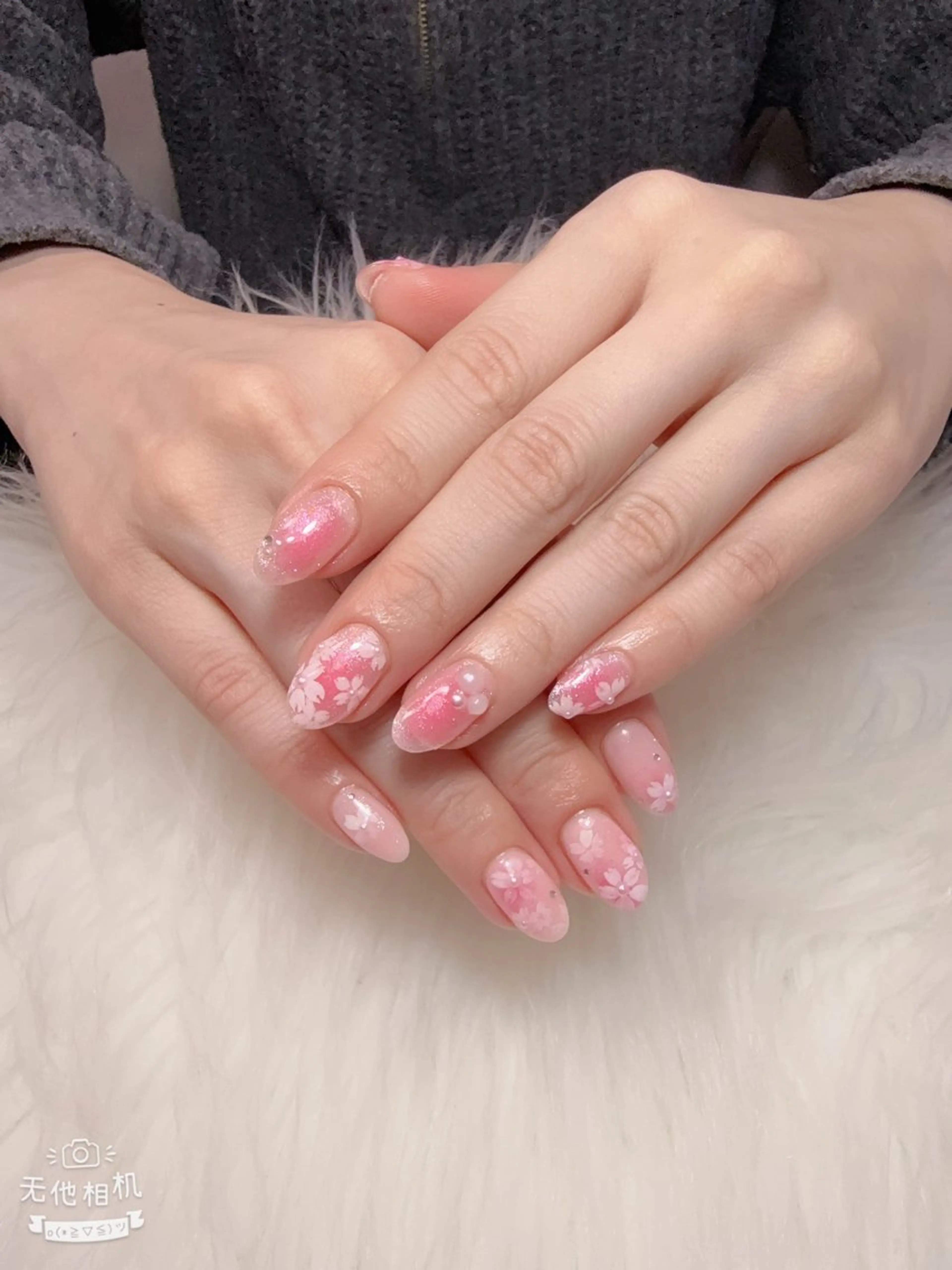 ネイル 桜ネイル ピンク 春ネイル 西野 カナのネイルデザイン