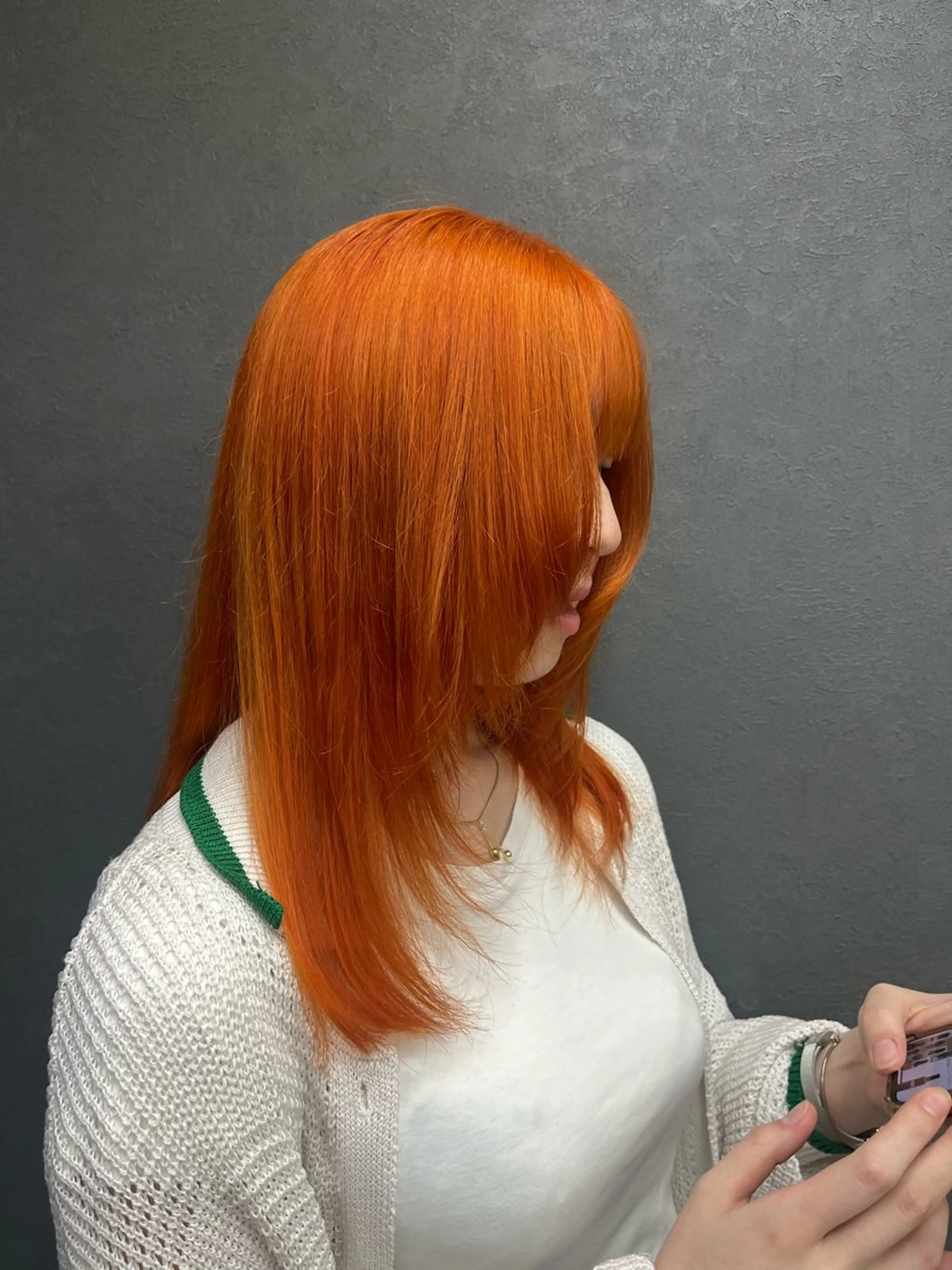 セミロング カラー 🐈‍⬛吉澤 汀彩🐈‍⬛のヘアスタイル