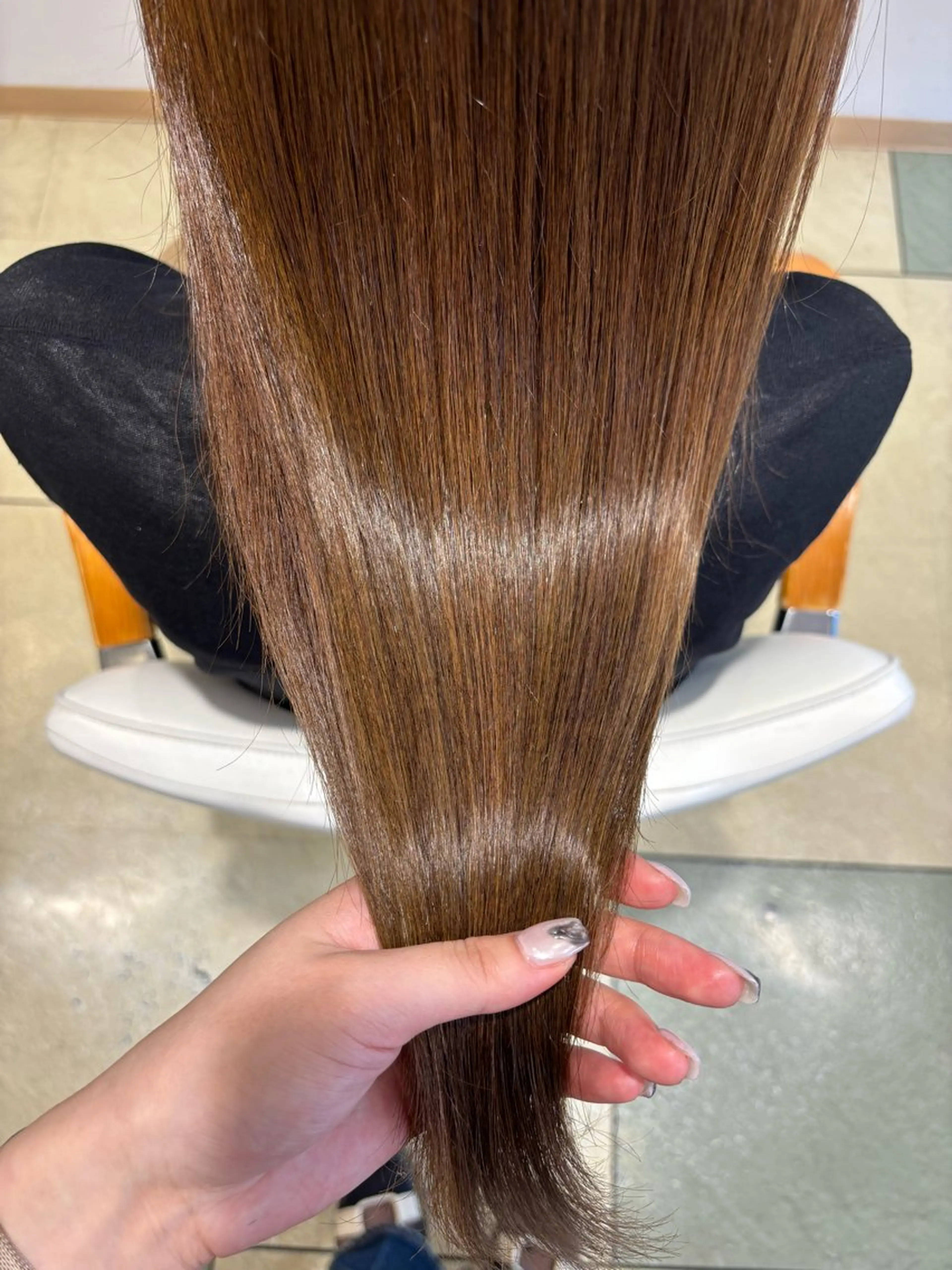 ロング カラー ケアカラー 髪質改善 レイヤーカット トリートメント カット ヘアカラー トリートメント 透明感カラー/ くびれヘア/ユウユのヘアスタイル