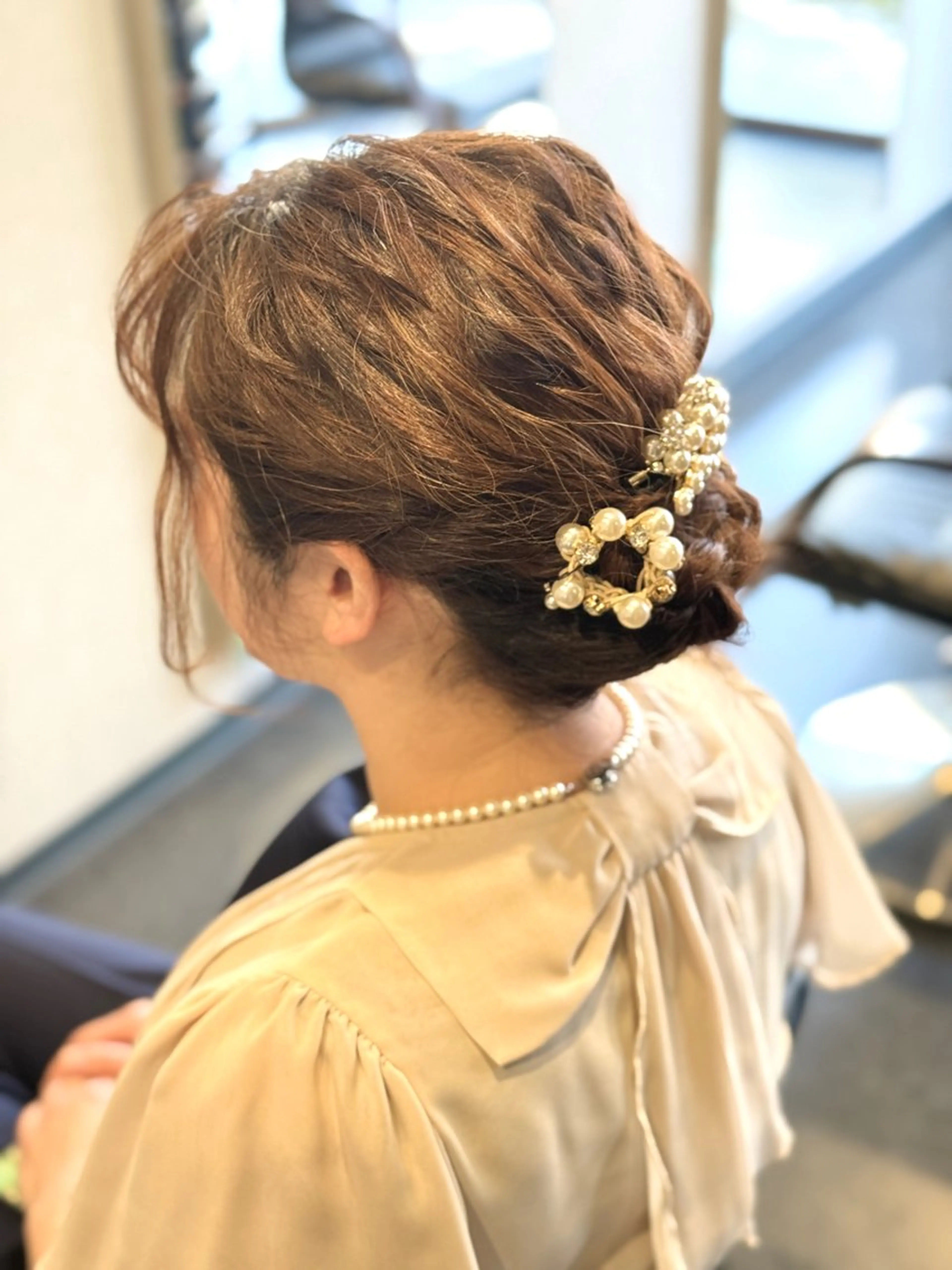 セミロング 髪質改善⚡️カラー 🍀武久 誠🍀のヘアスタイル