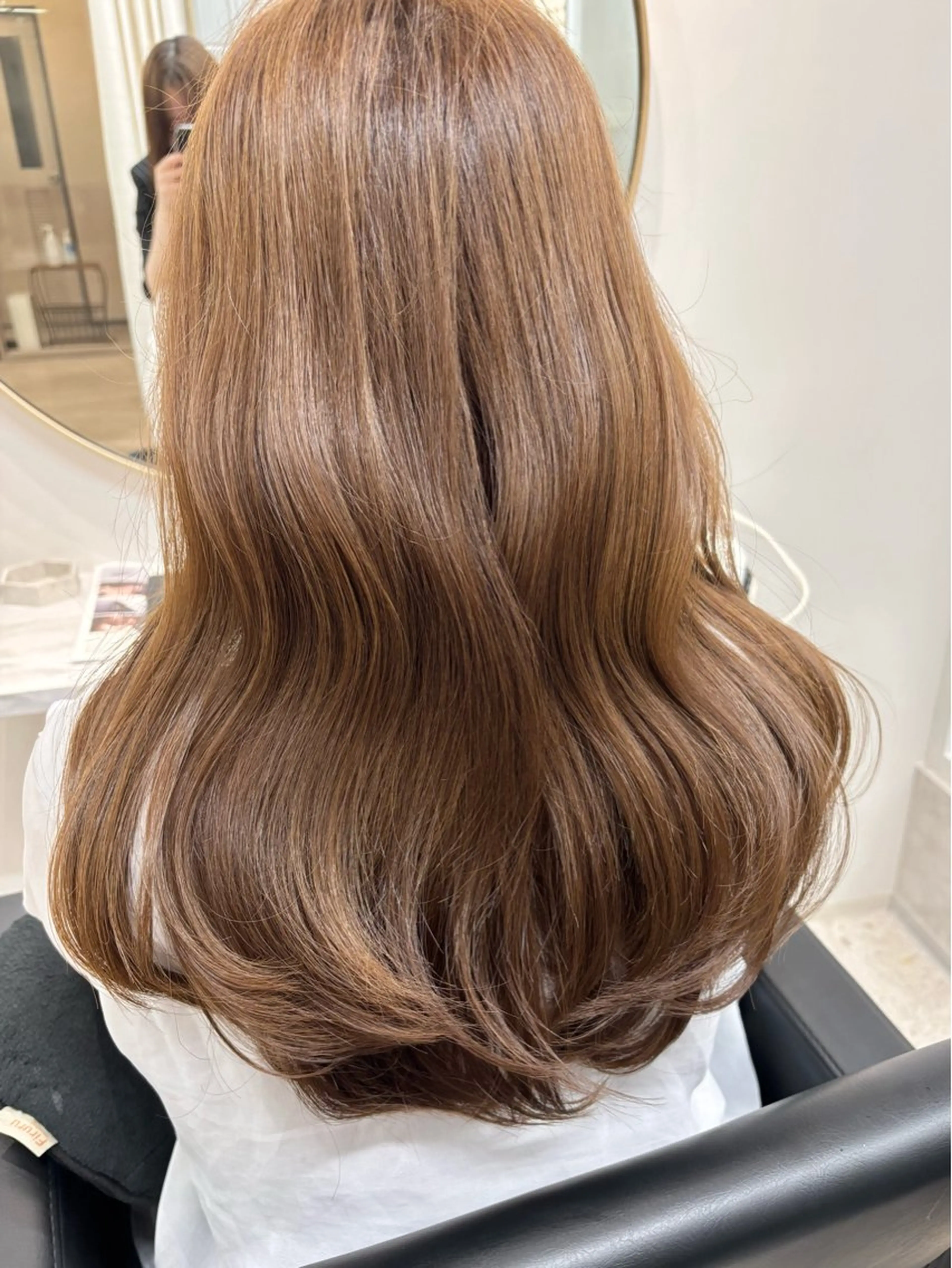 セミロング カラー カット ヘアカラー トリートメント レイヤーカット🍒韓 国ヘア🍒ひかりのヘアスタイル