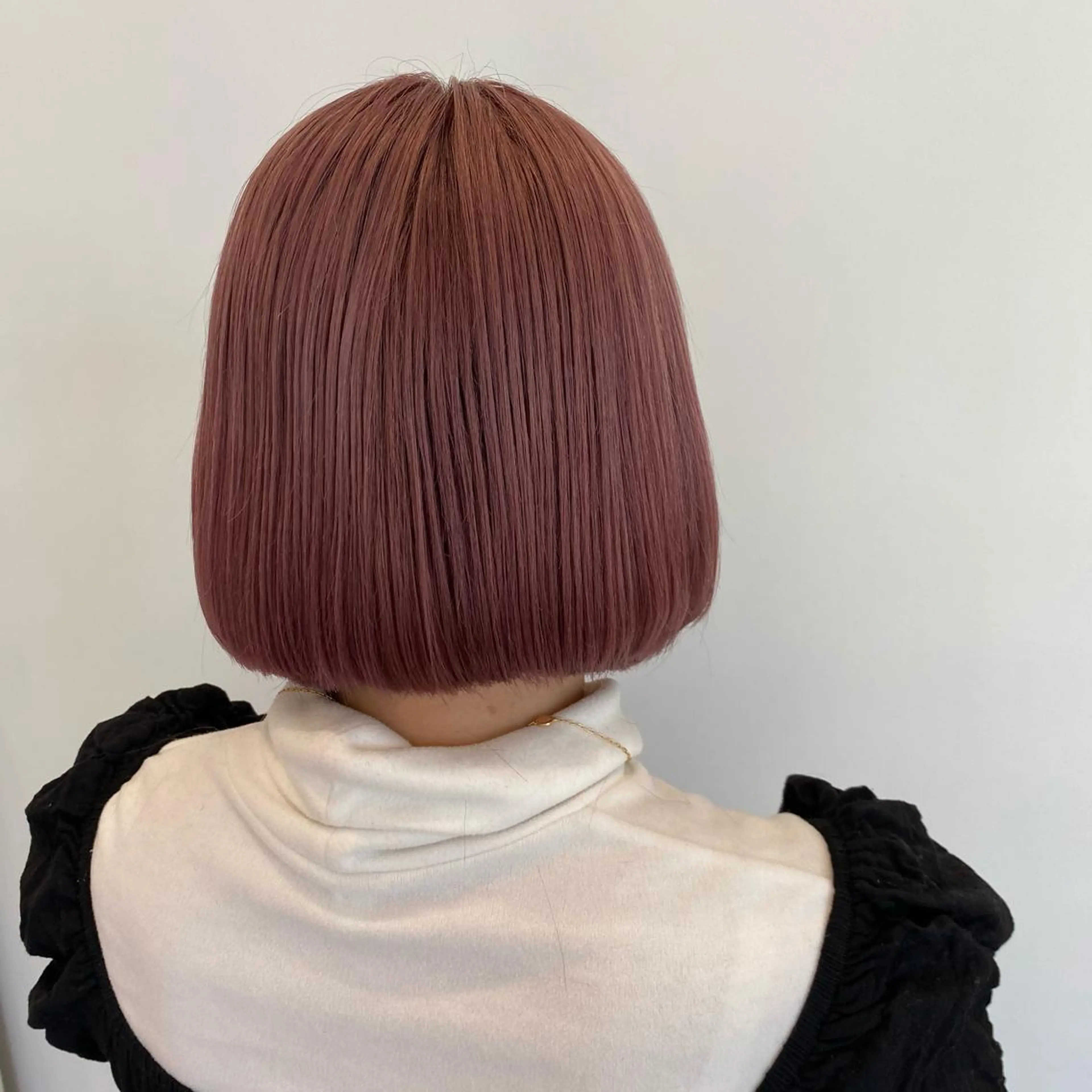 ミディアム ボブ 波巻きスパイラル/ メンズパーマ/ゆうひのヘアスタイル