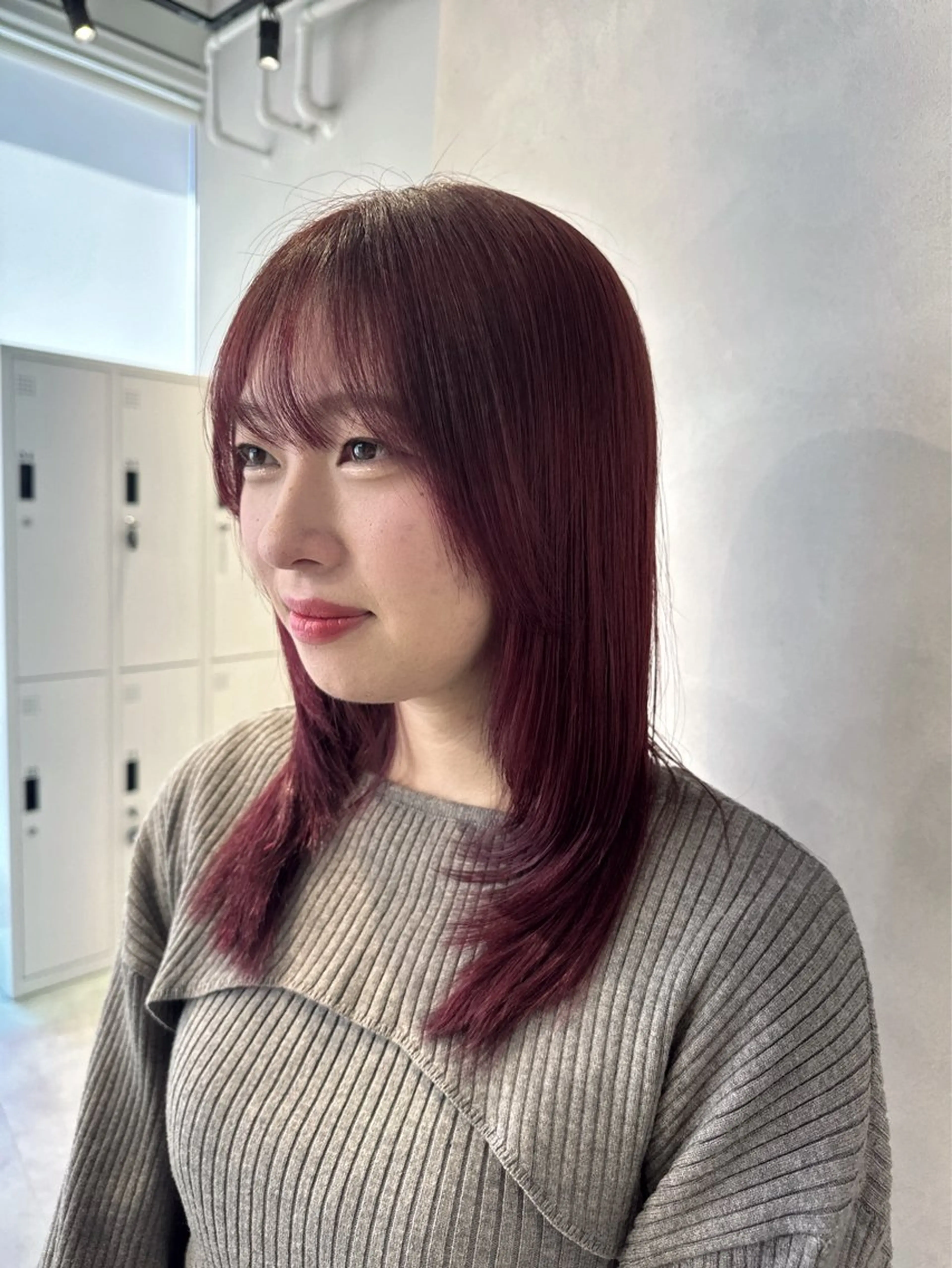 セミロング カラー 透明感カラー✨艶髪 制作🌱山根あゆみのヘアスタイル