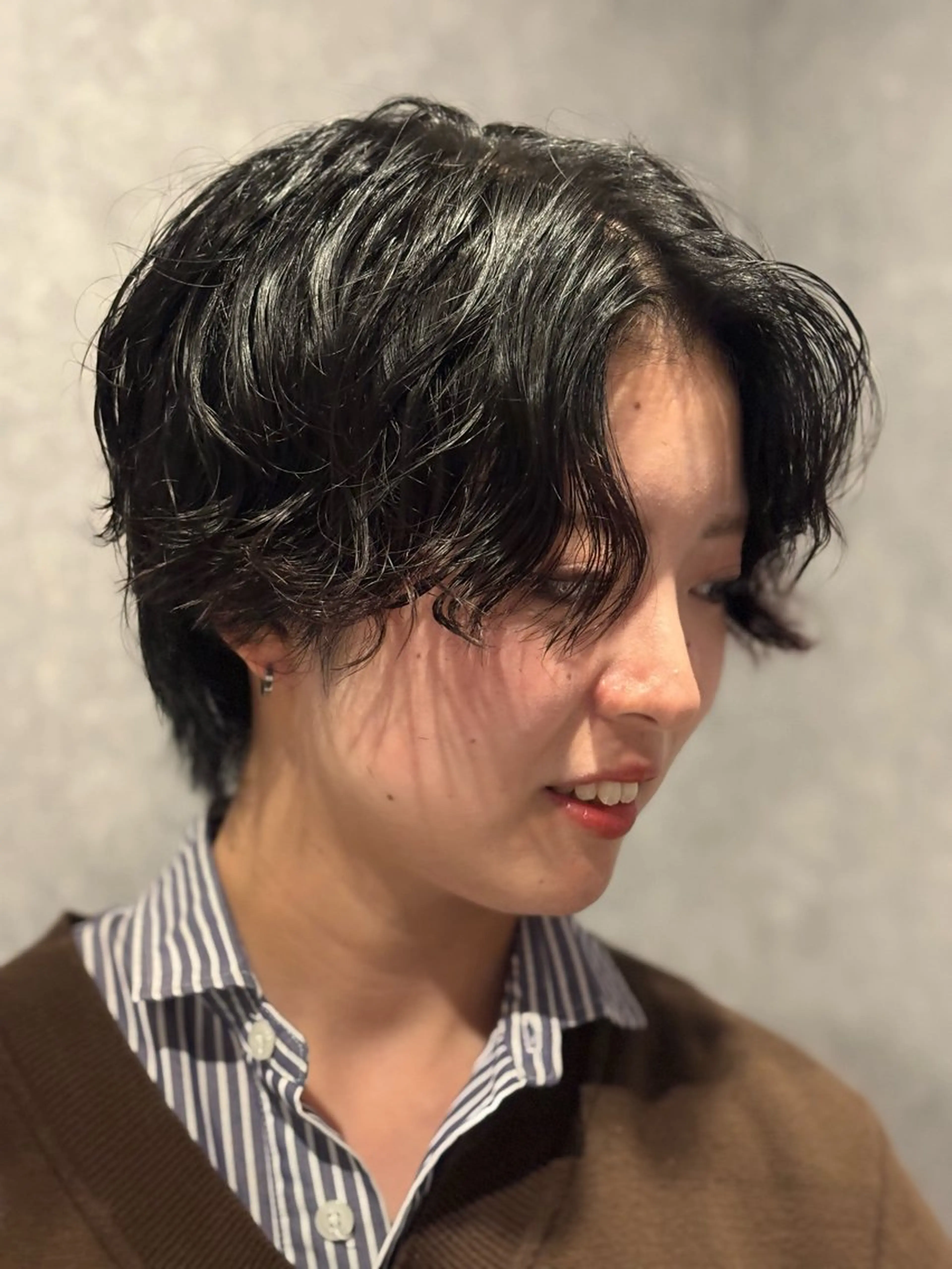 ショート ショートヘア カット ヘアカラー トリートメント ショート/レイヤー/ ボブ/安本和史のヘアスタイル