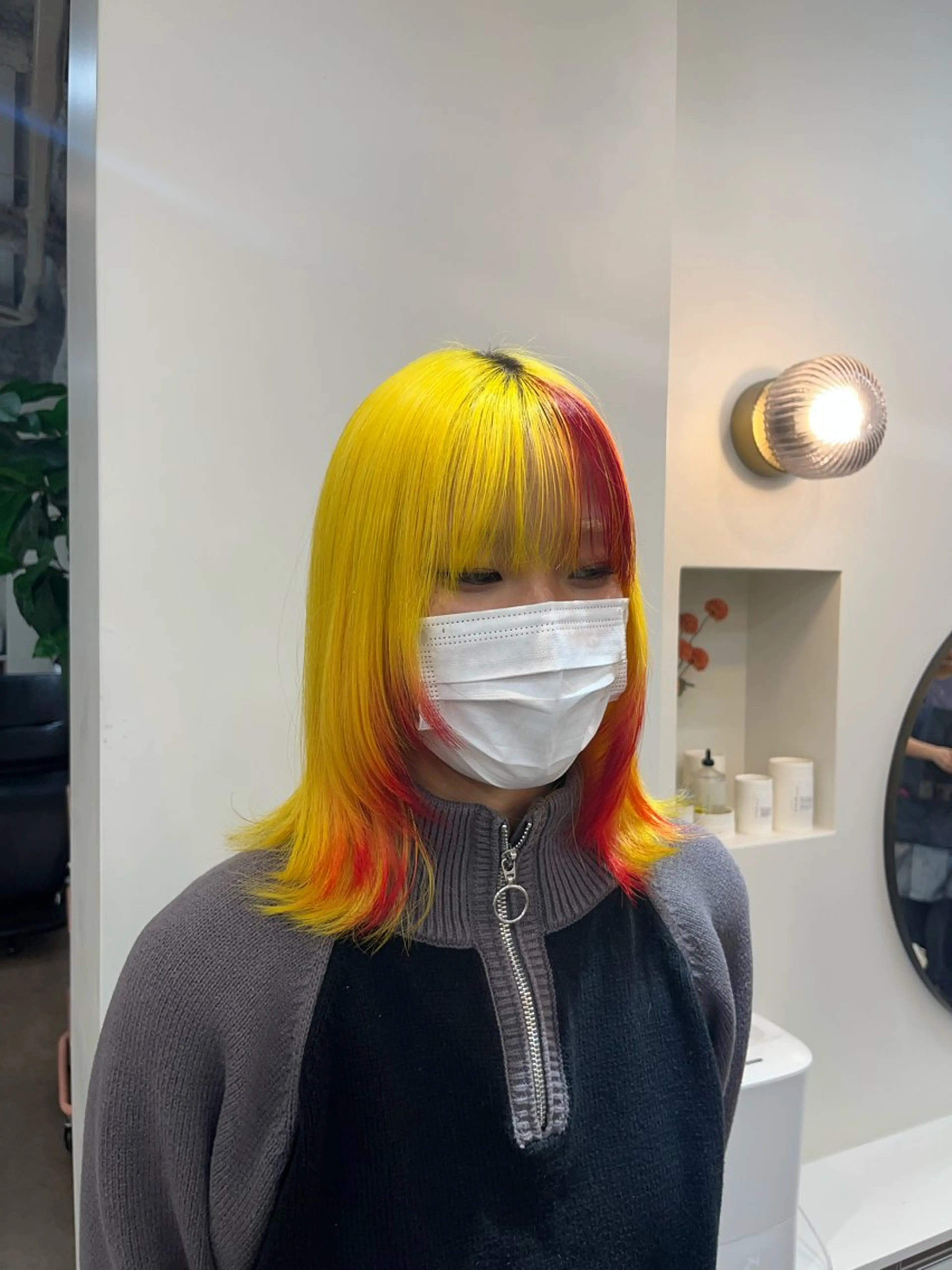 ミディアム カラー 【혁명】さら/사라: Korean🍀のヘアスタイル