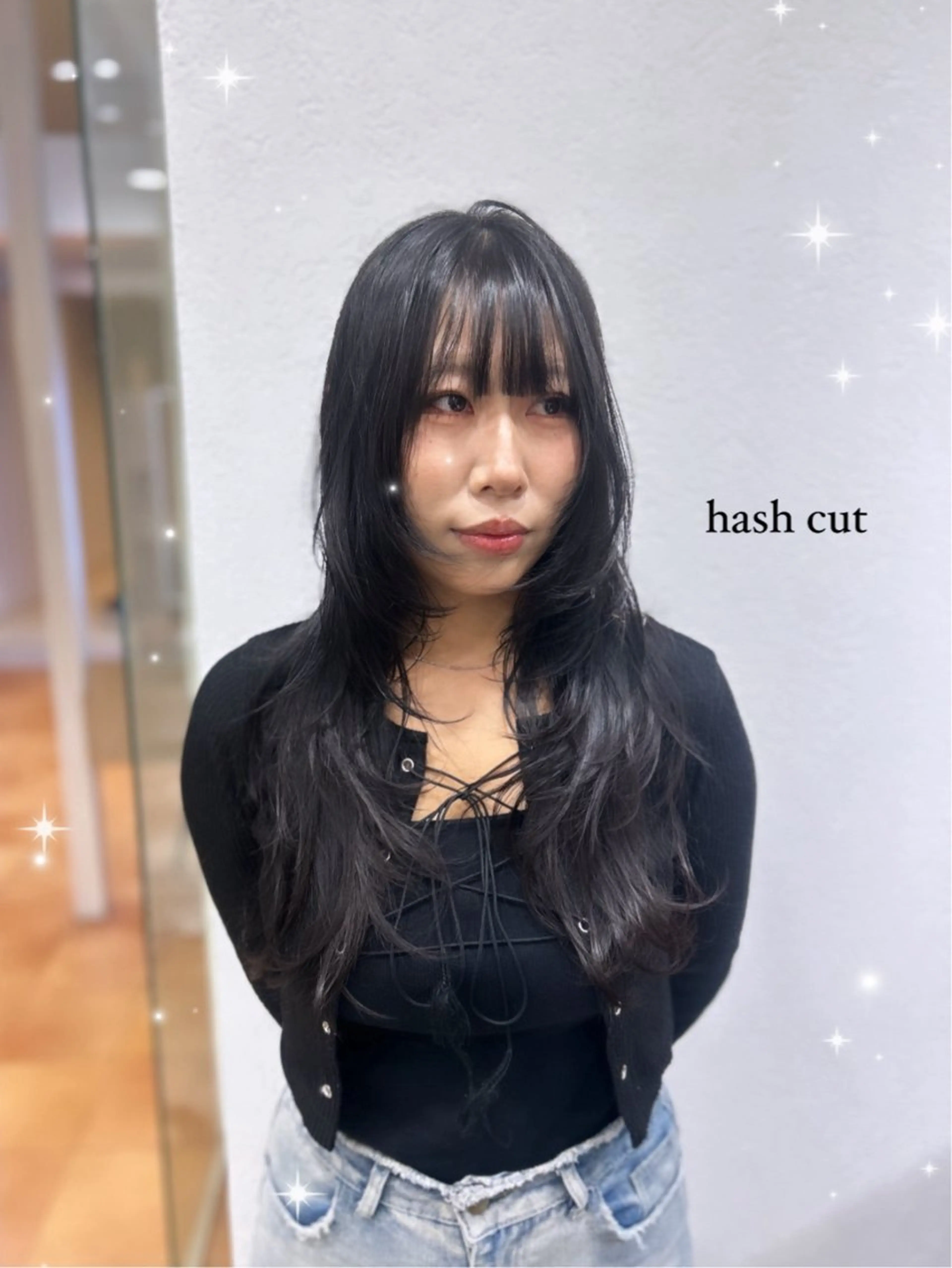 ロング カット CIEL 難波店所属・🎀透明感/レイヤ ー/Kotona🎀のヘアスタイル