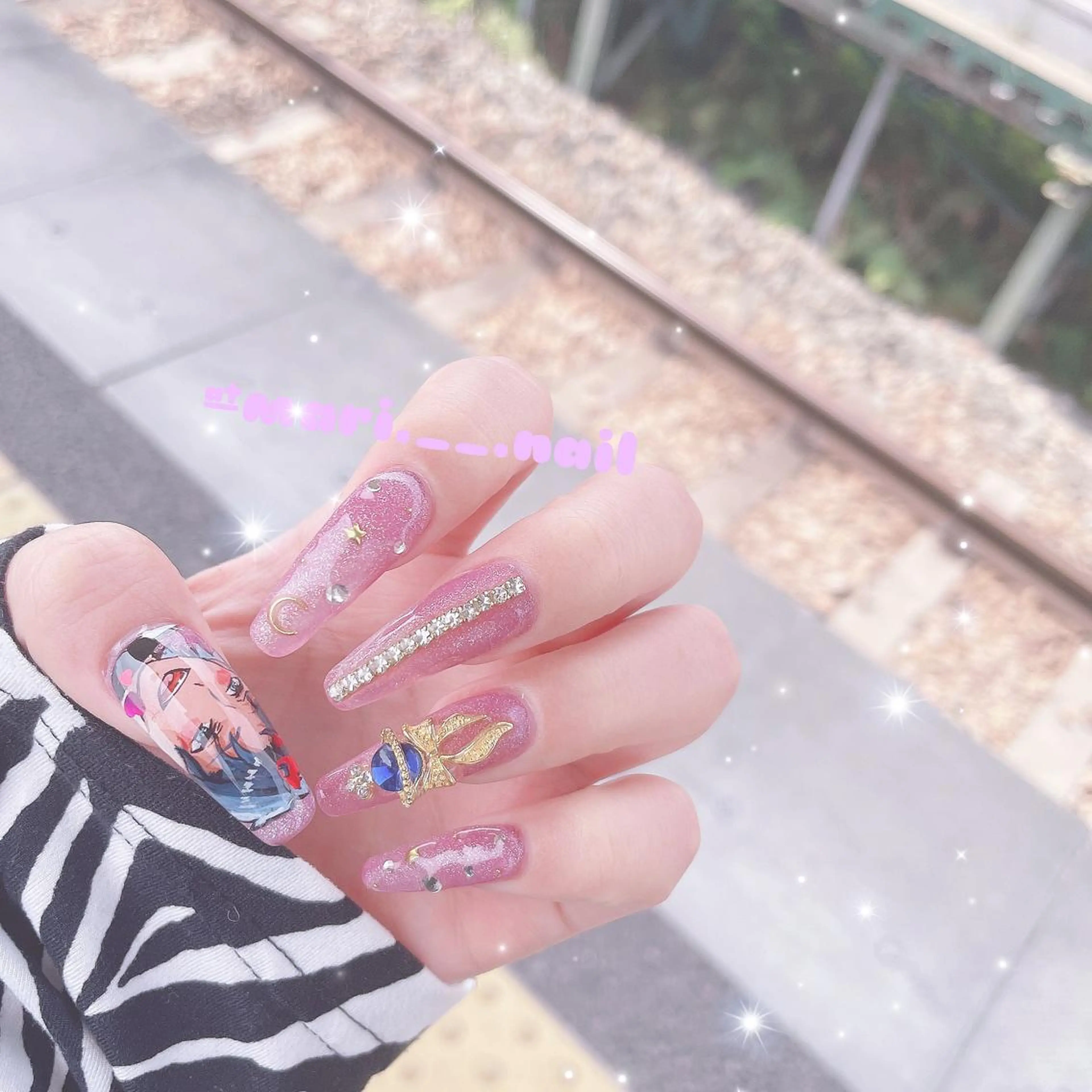 ネイル 🎀 Mayu 🎀痛ネイルのネイルデザイン