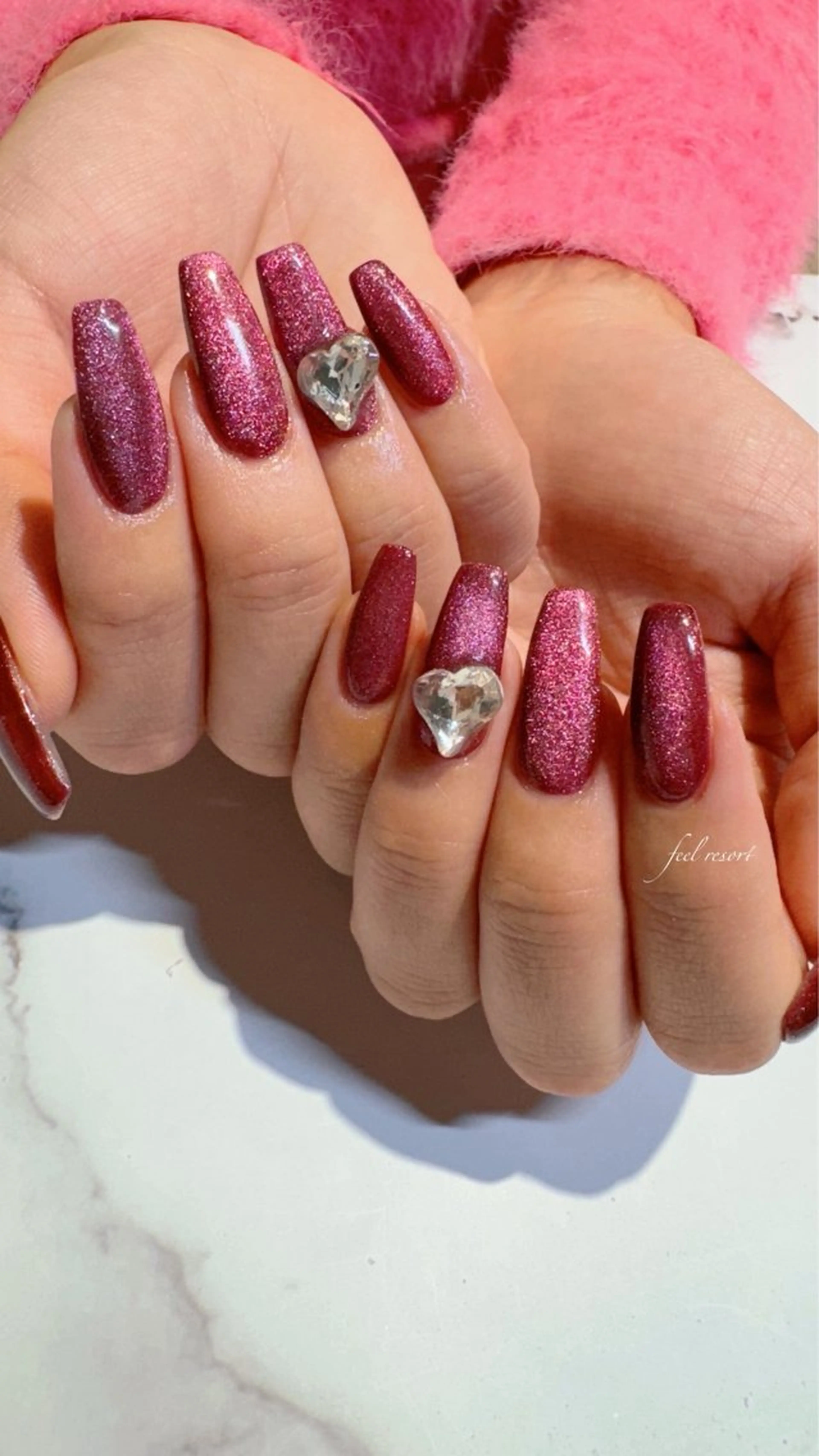 ネイル ラメ(グリッター) ラメグラデーション ワンカラーネイル ネイルチップ Lien（リアン） 銀座駅6分のネイルデザイン