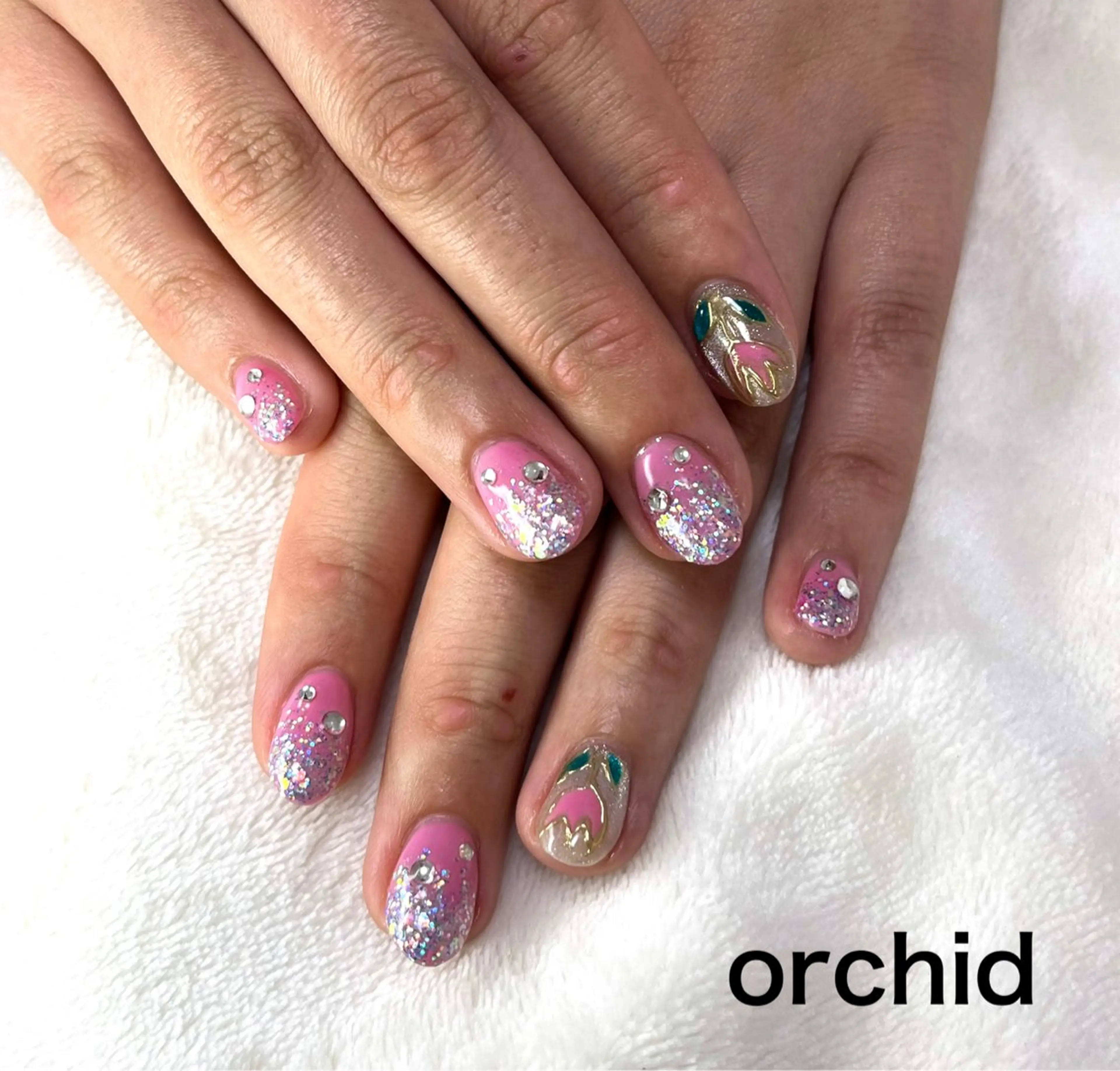 ネイル orchid ♡オーキッドのネイルデザイン