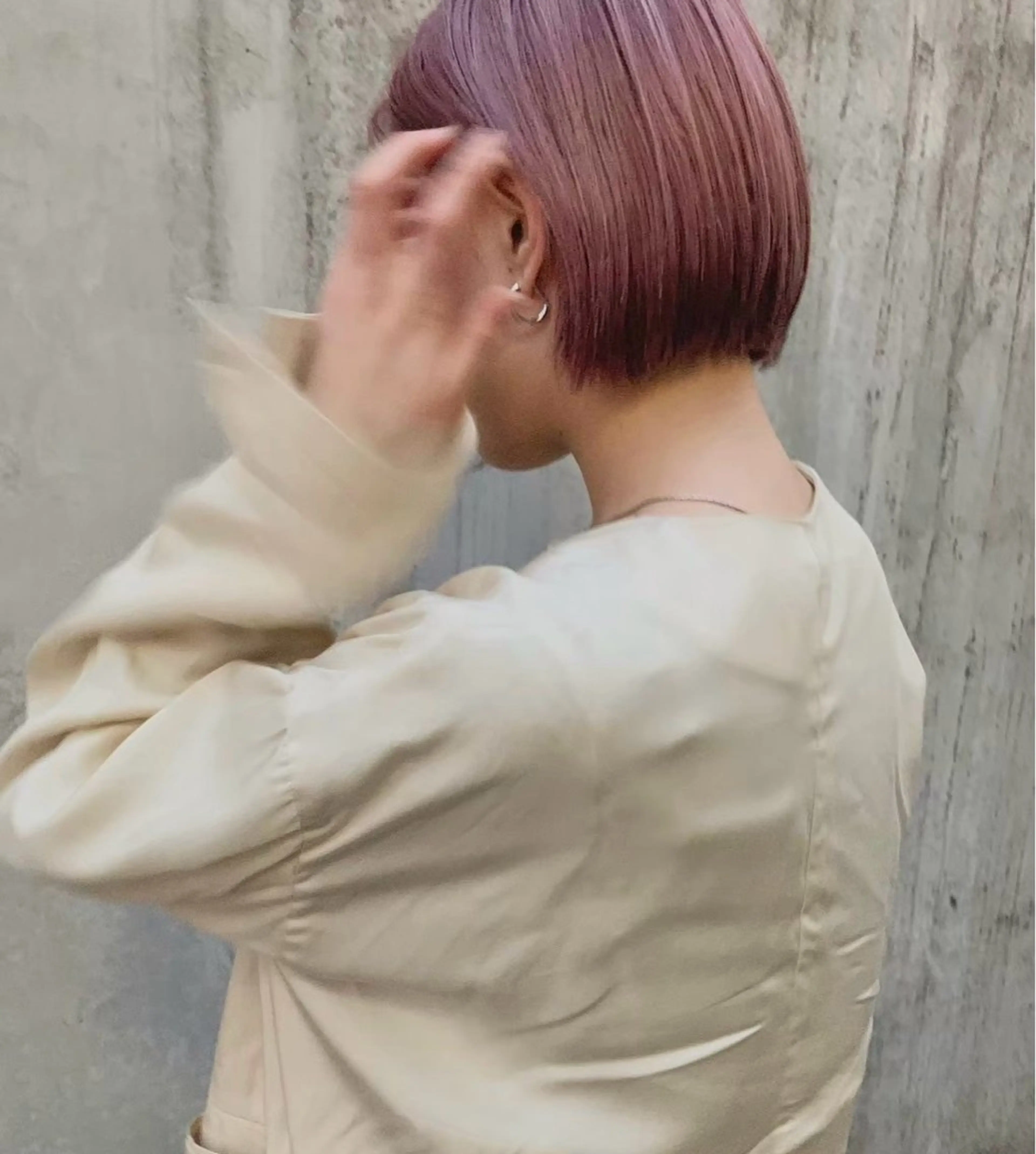 ショート カラー 💗暖色/ブリーチ/ レイヤー/横浜/メイのヘアスタイル