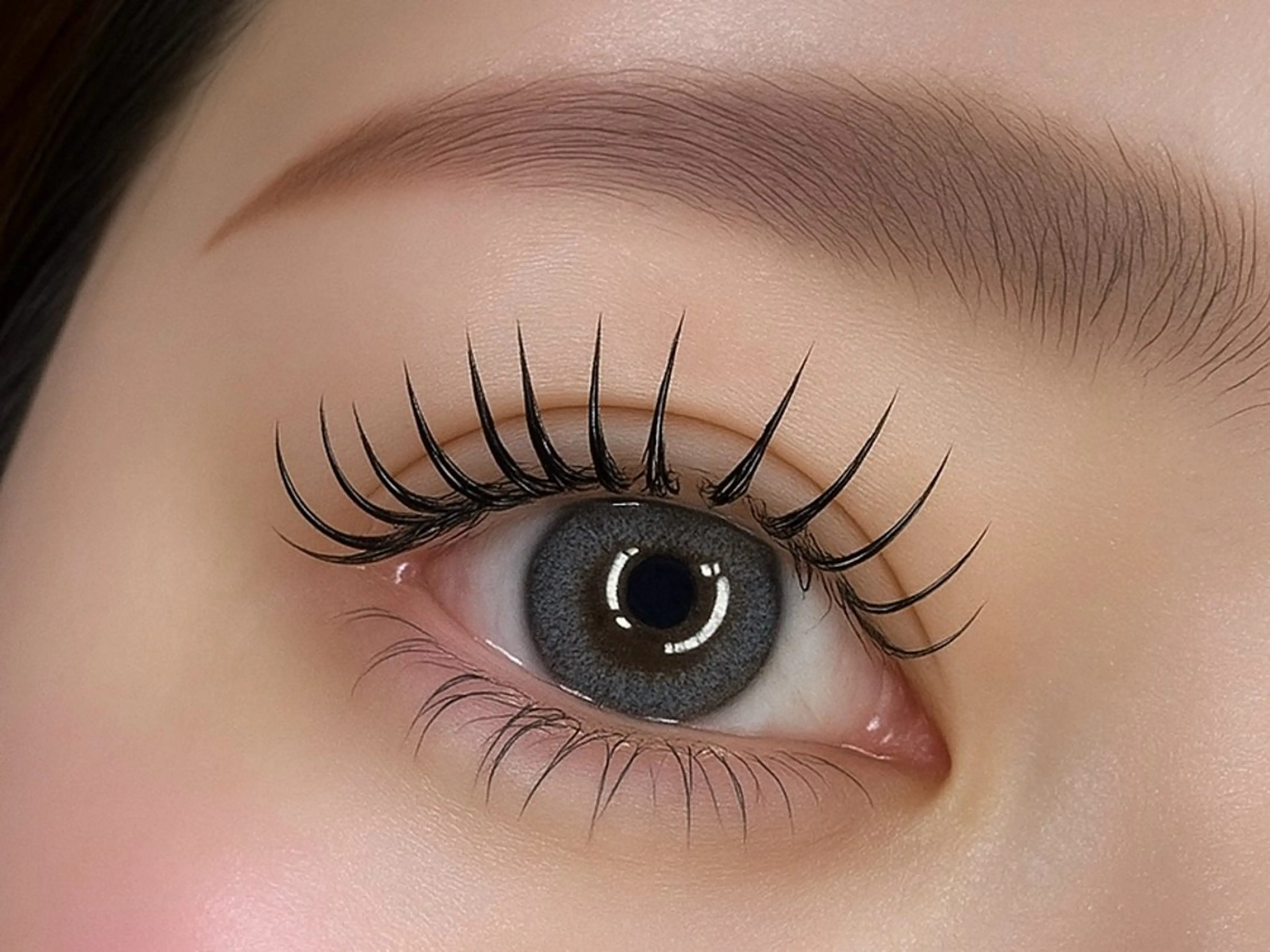 【90分／4400円】LEDエクステ🌈モニター様価格120本ナチュラル仕上げ🦋の写真