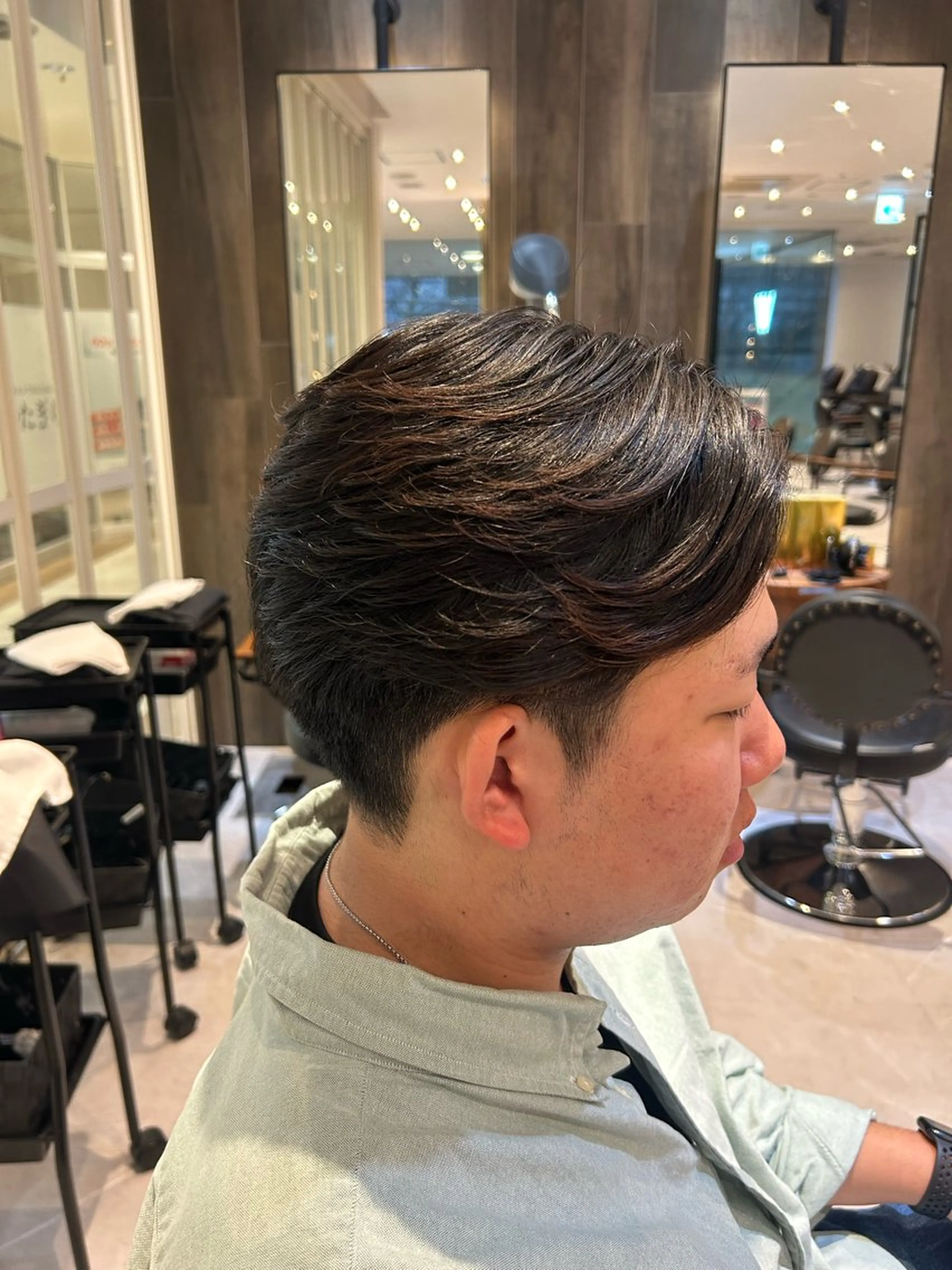 パーマ メンズ フェザーパーマ メンズパーマ カット パーマ 縮毛矯正/カット/ 韓国ヘア/蛯原🍤のヘアスタイル