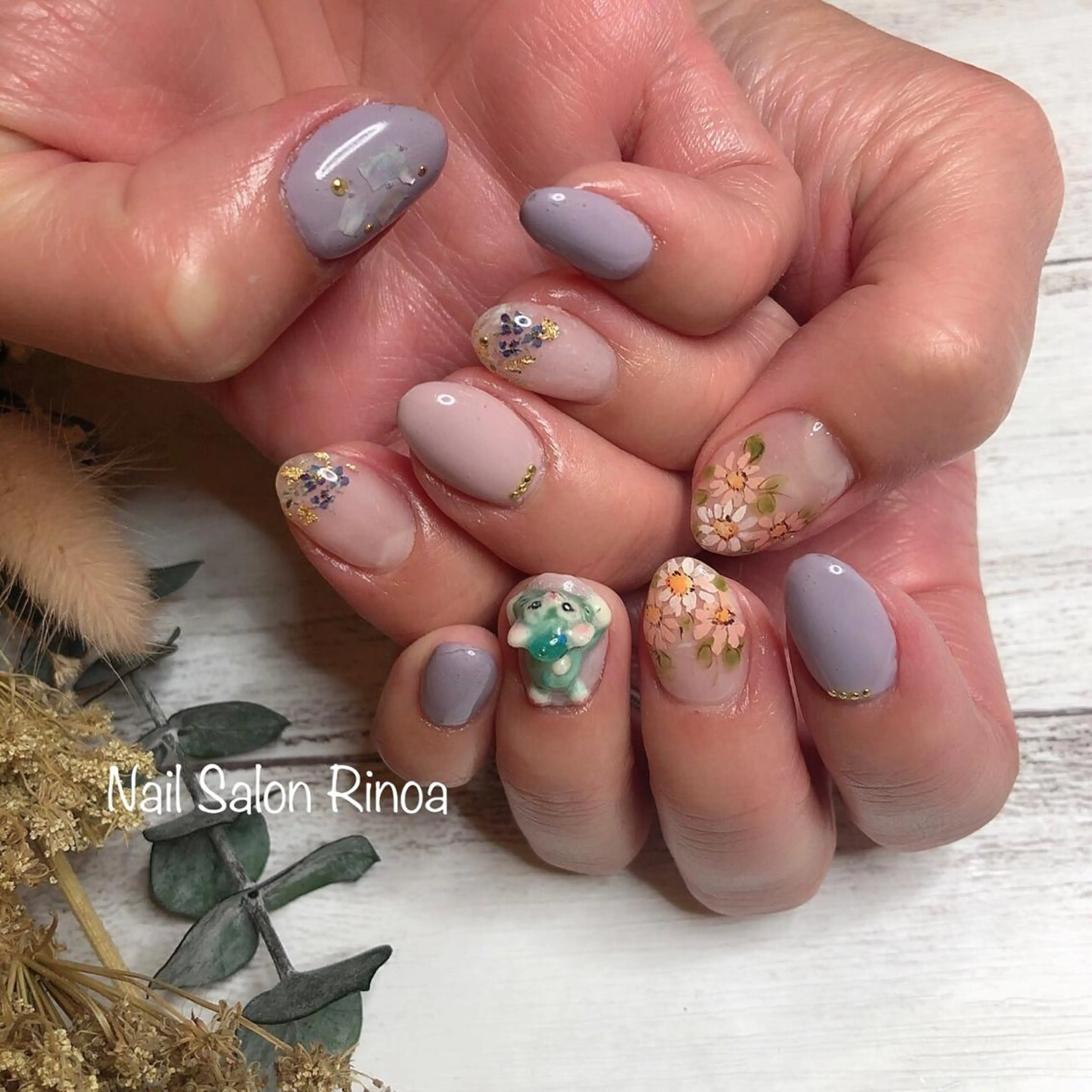 ネイル Nail Salon Rinoaのネイルデザイン