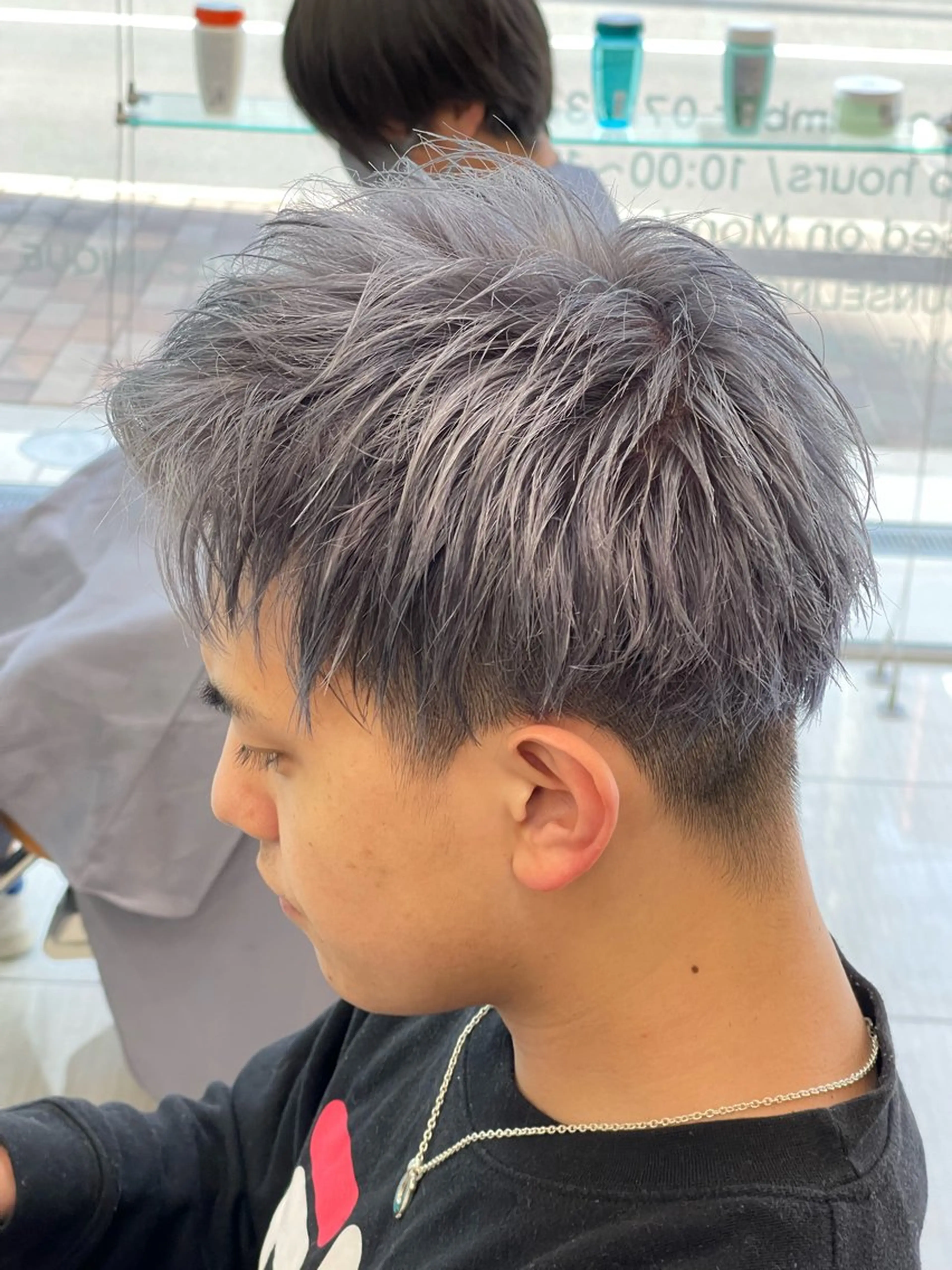 【✨メンズ限定メニュー✨】ブリーチWカラー＋前処理トリートメント🫧の写真