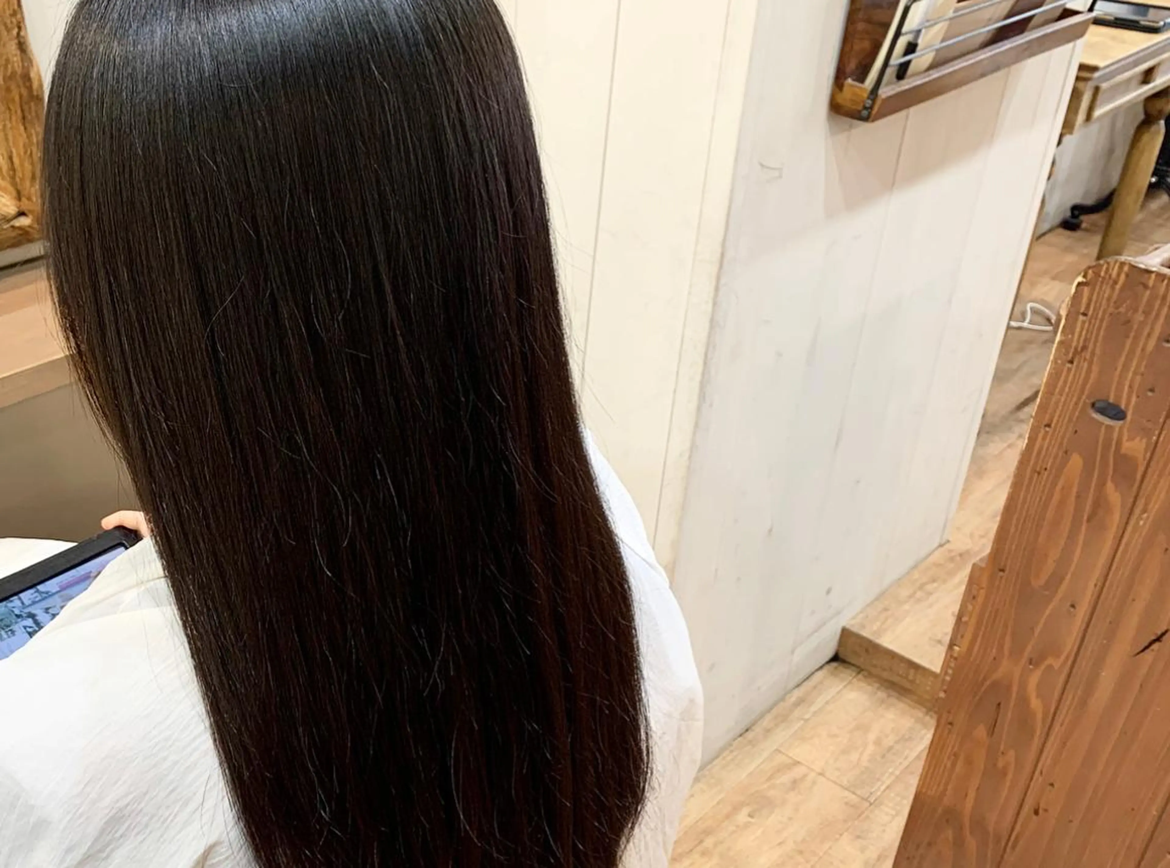 ロング あべ ゆうかのヘアスタイル