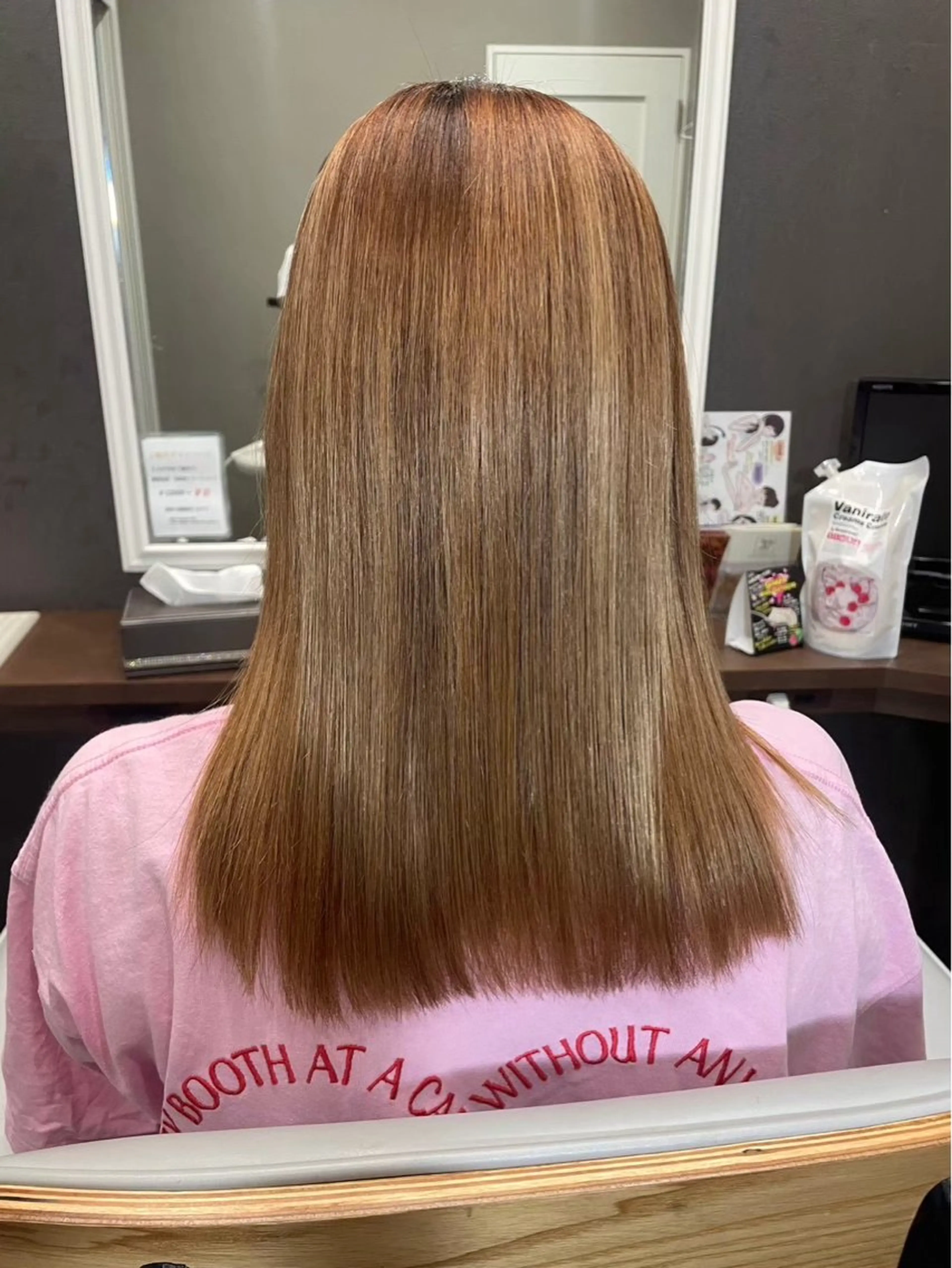 セミロング カラー カット ヘアカラー concept   淡路店所属・柴田 桃佳のヘアスタイル