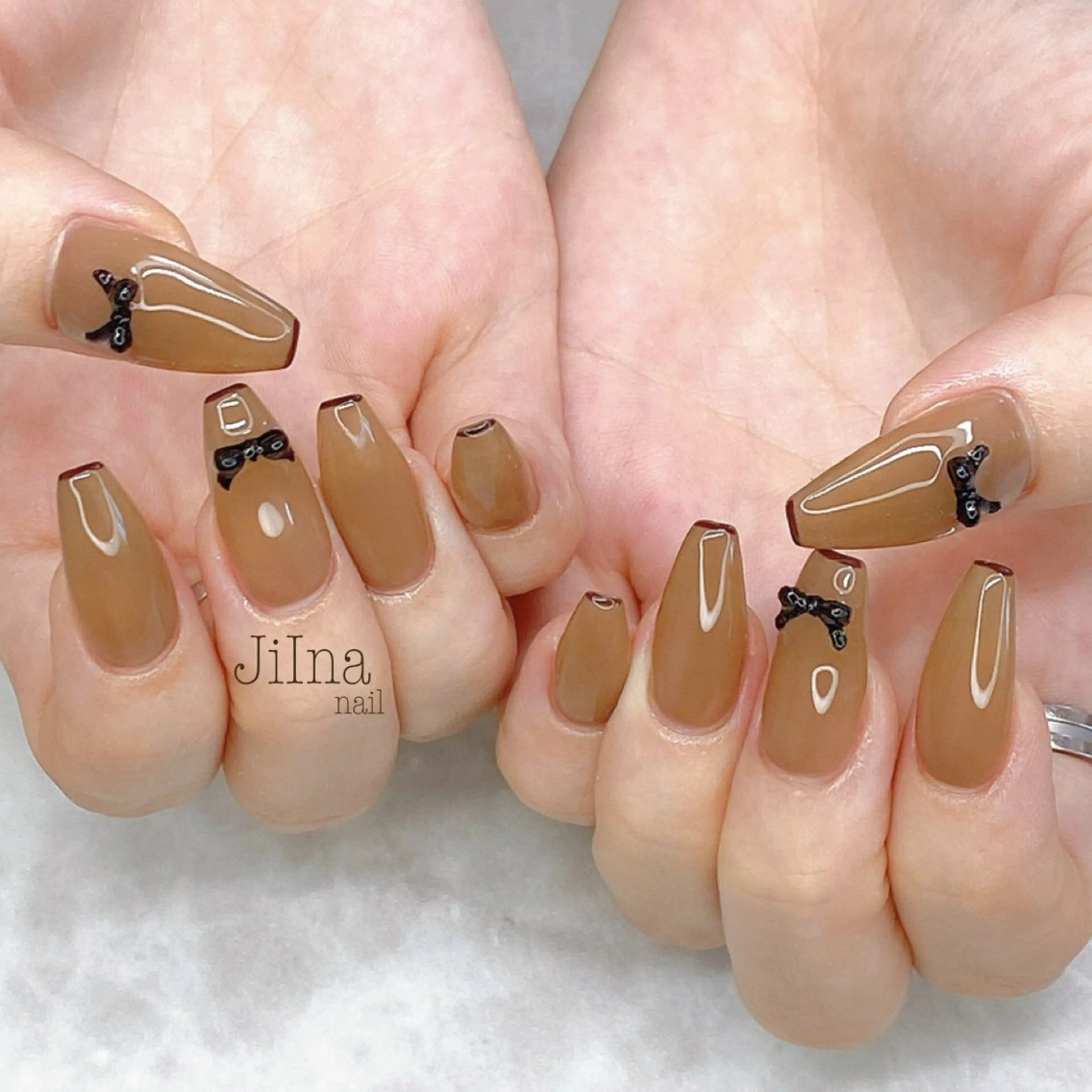 ネイル 持ち込み JiIna nailのネイルデザイン