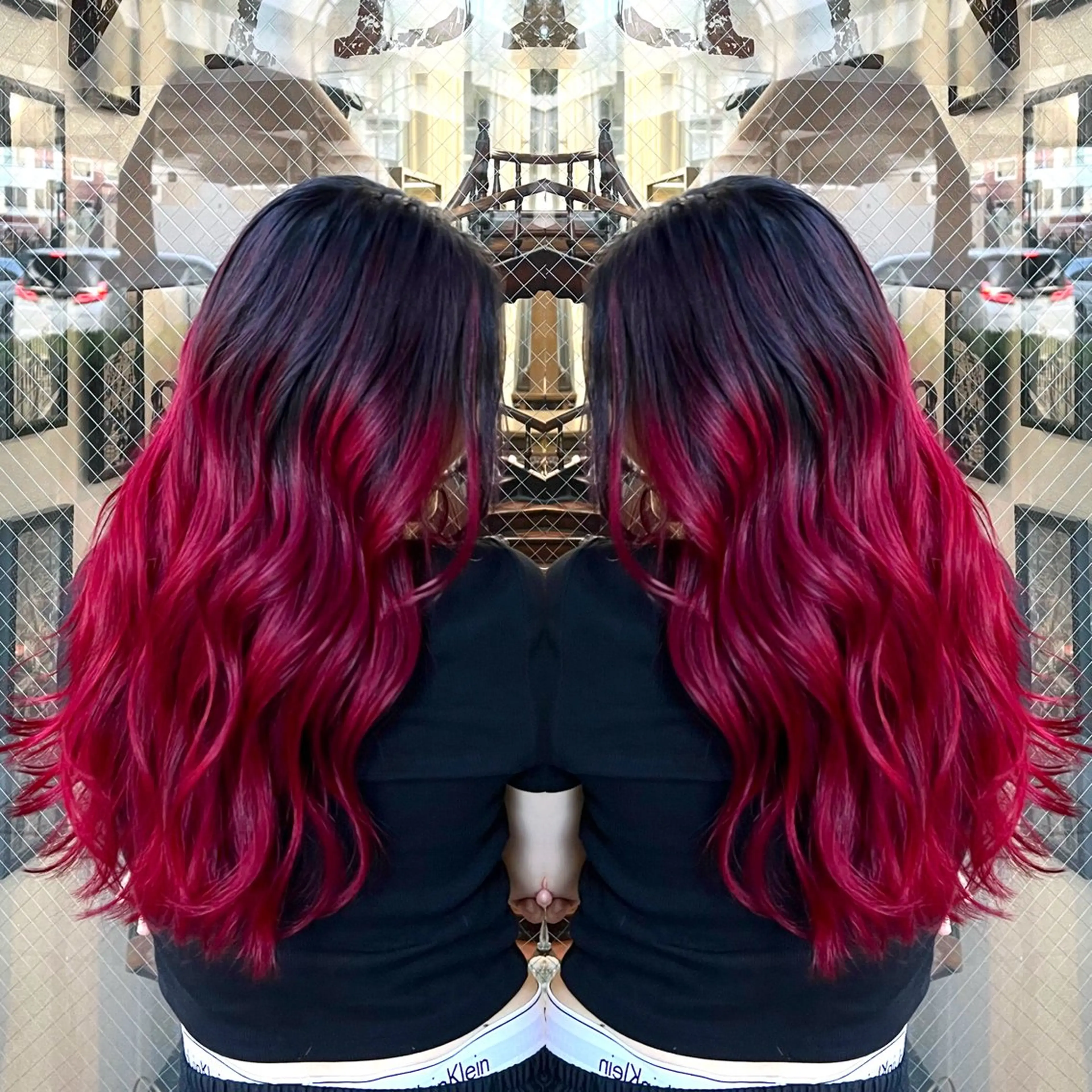 ロング カラー レイヤー/ボブ/ ミニボブ/AOIのヘアスタイル