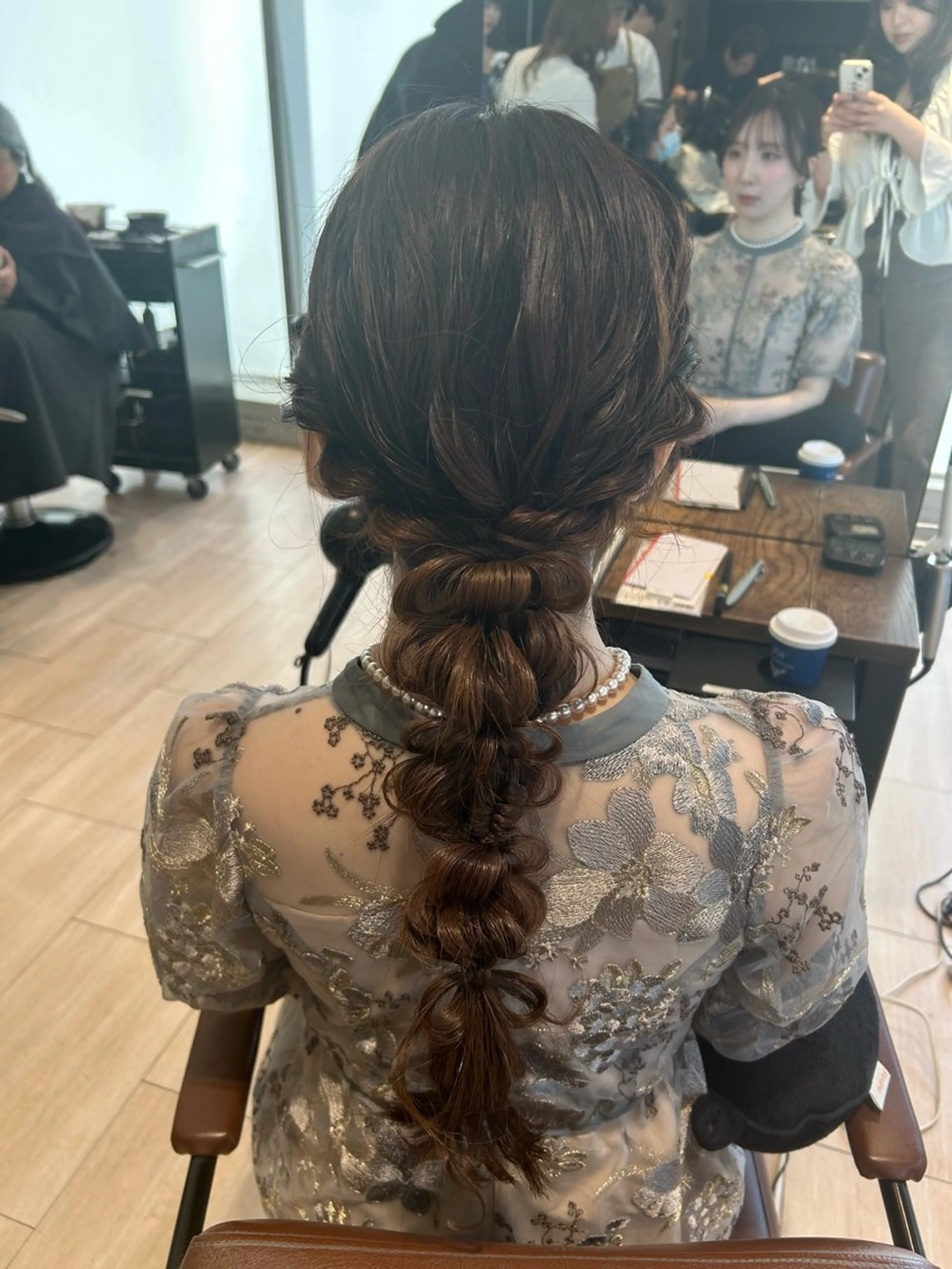 ロング ヘアセット 🌼大竹美侑/顔まわ りカット/レイヤーのヘアスタイル