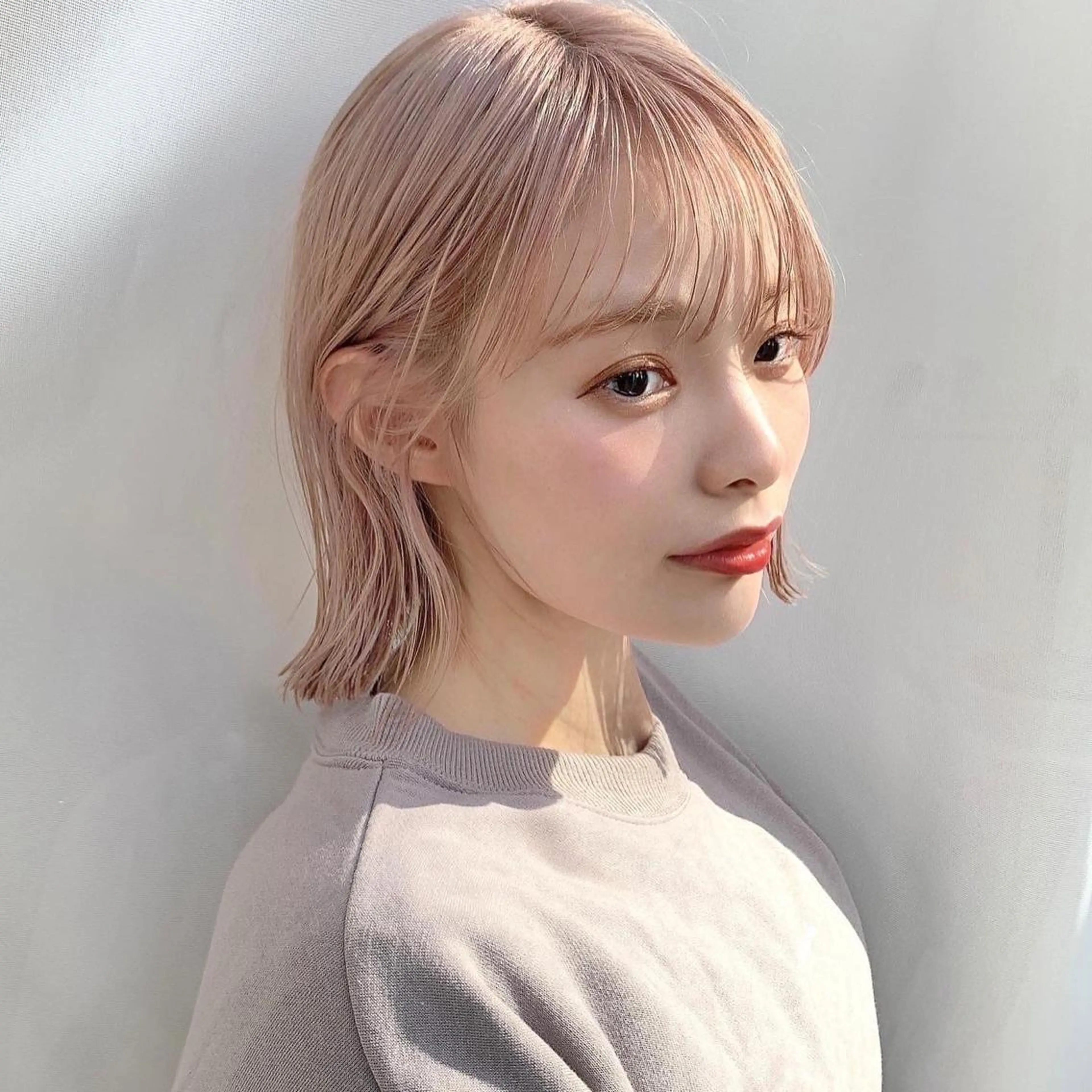 ショート カラー ボブ カット ヘアカラー トリートメント レイヤー専門家 ダブルカラー修のヘアスタイル