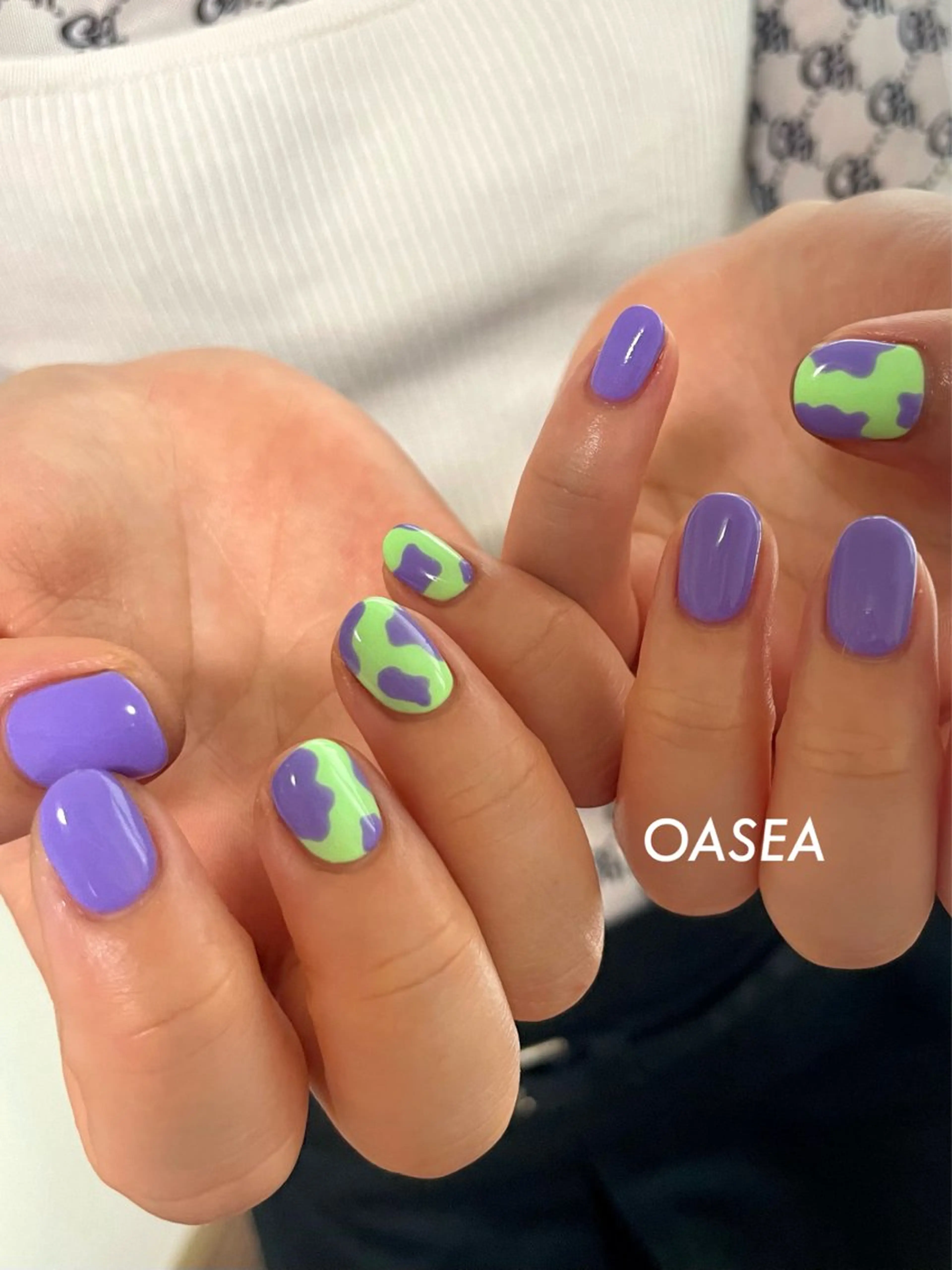 ネイル ハンドネイル 🌞💜 KAORI 🌴のネイルデザイン