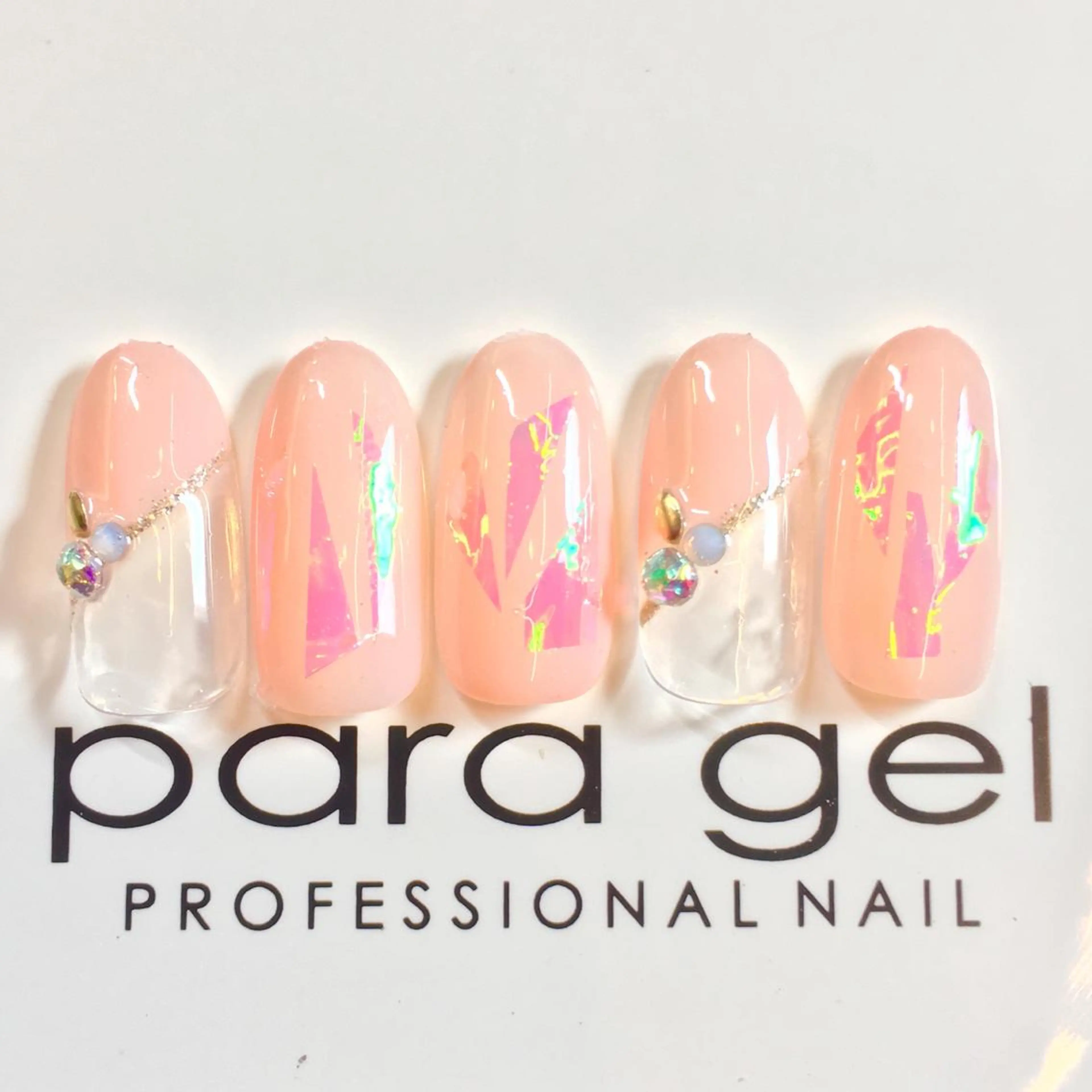 ネイル フットネイル ジェルネイル ミラーネイル パラジェル 春ネイル ハンドネイル clover nailのネイルデザイン