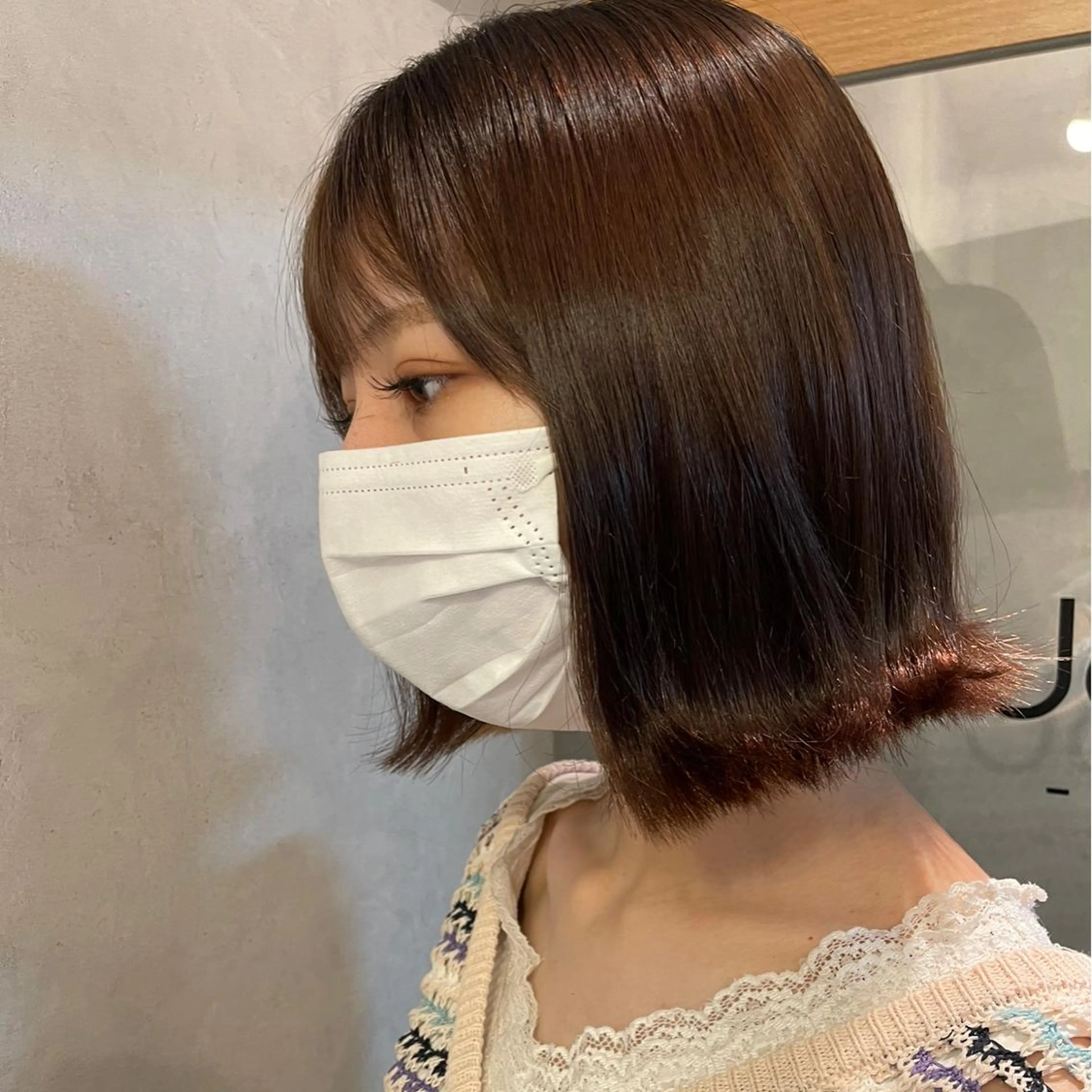 ショート ボブ 🍮中山詩乃🍮顔 まわりデザイン◎のヘアスタイル