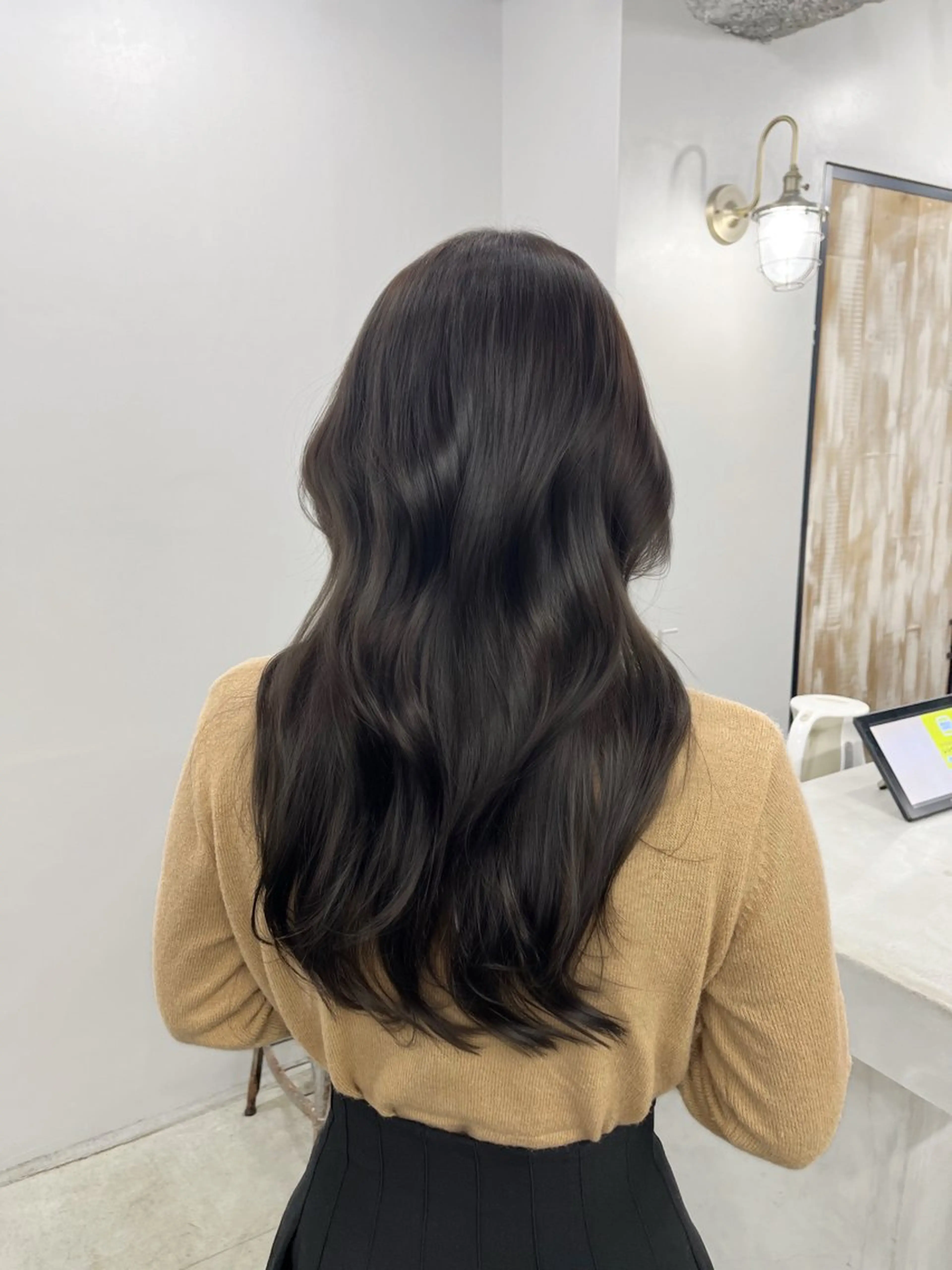 ロング カラー 透明感カラー グレージュ くびれヘア 韓国風ヘア くびれレイヤー カット ヘアカラー トリートメント ヘアセット 韓国ヘア🫧 KAZUTOのヘアスタイル