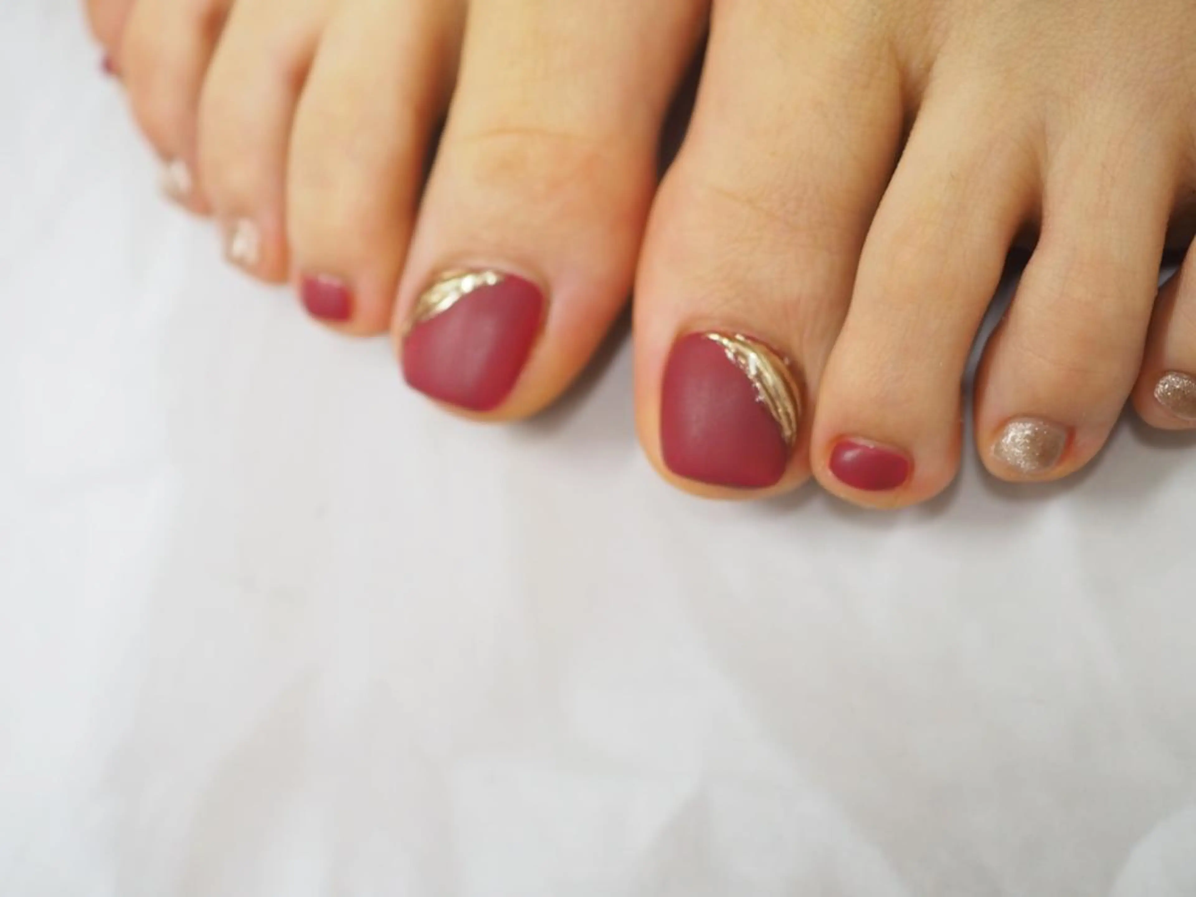 ♡初回限定♡美肌光フットエステ+ジェルワンカラー♡20％off♡の写真