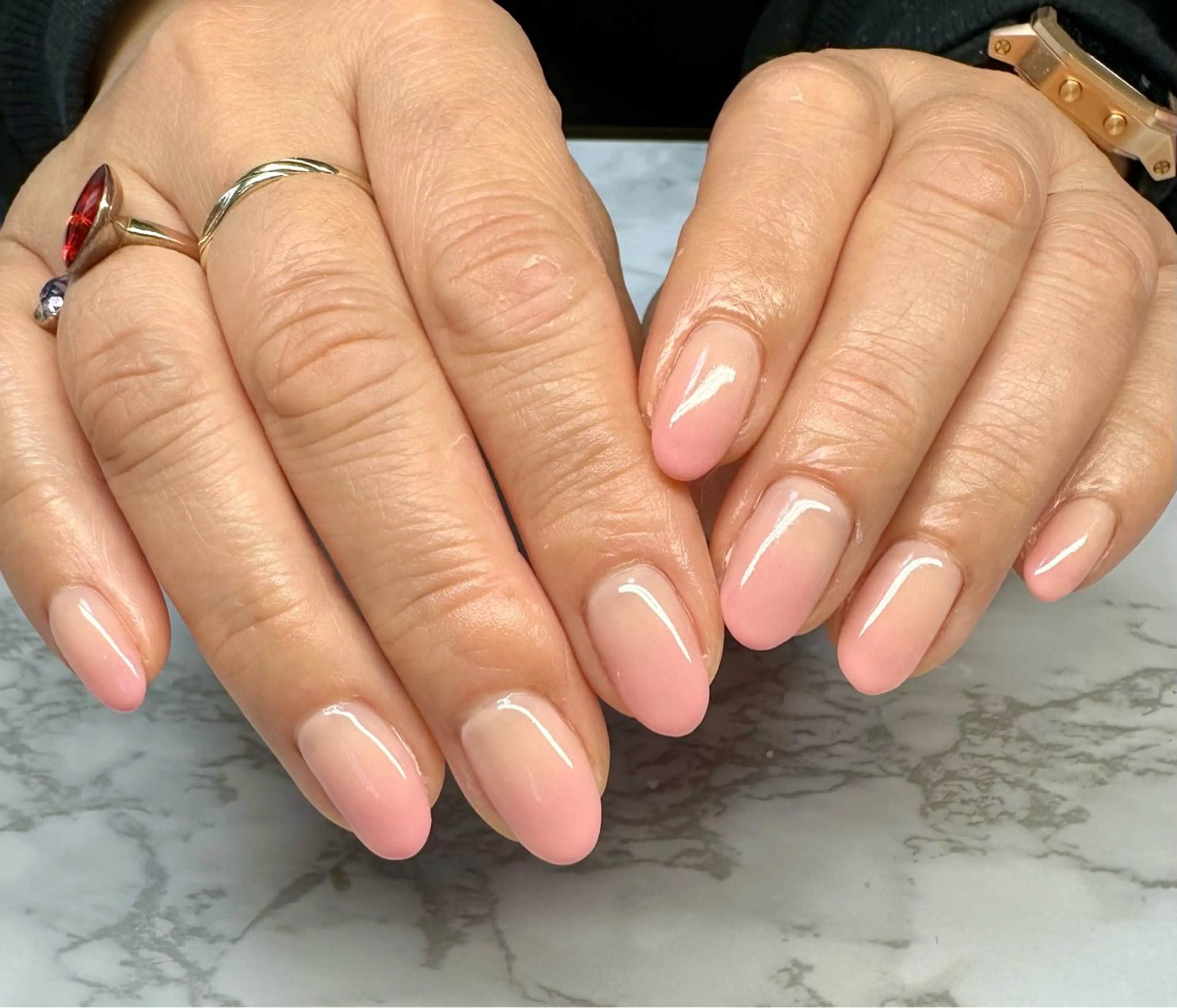 ネイル アートネイル ニュアンスネイル ワンカラーネイル 冬ネイル M.N_ nailのネイルデザイン