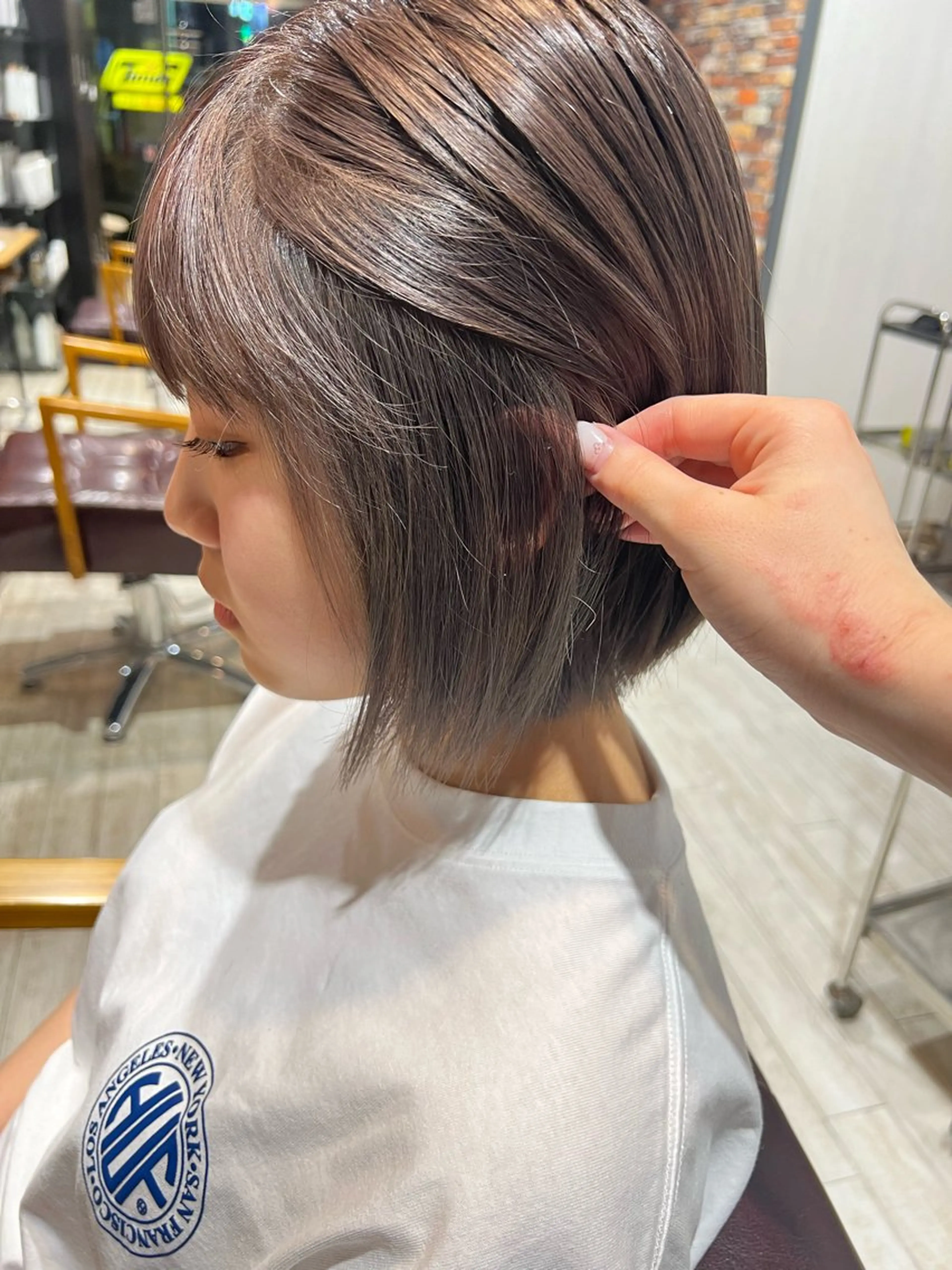 カラー ヘアカラー 本田 歩のヘアスタイル
