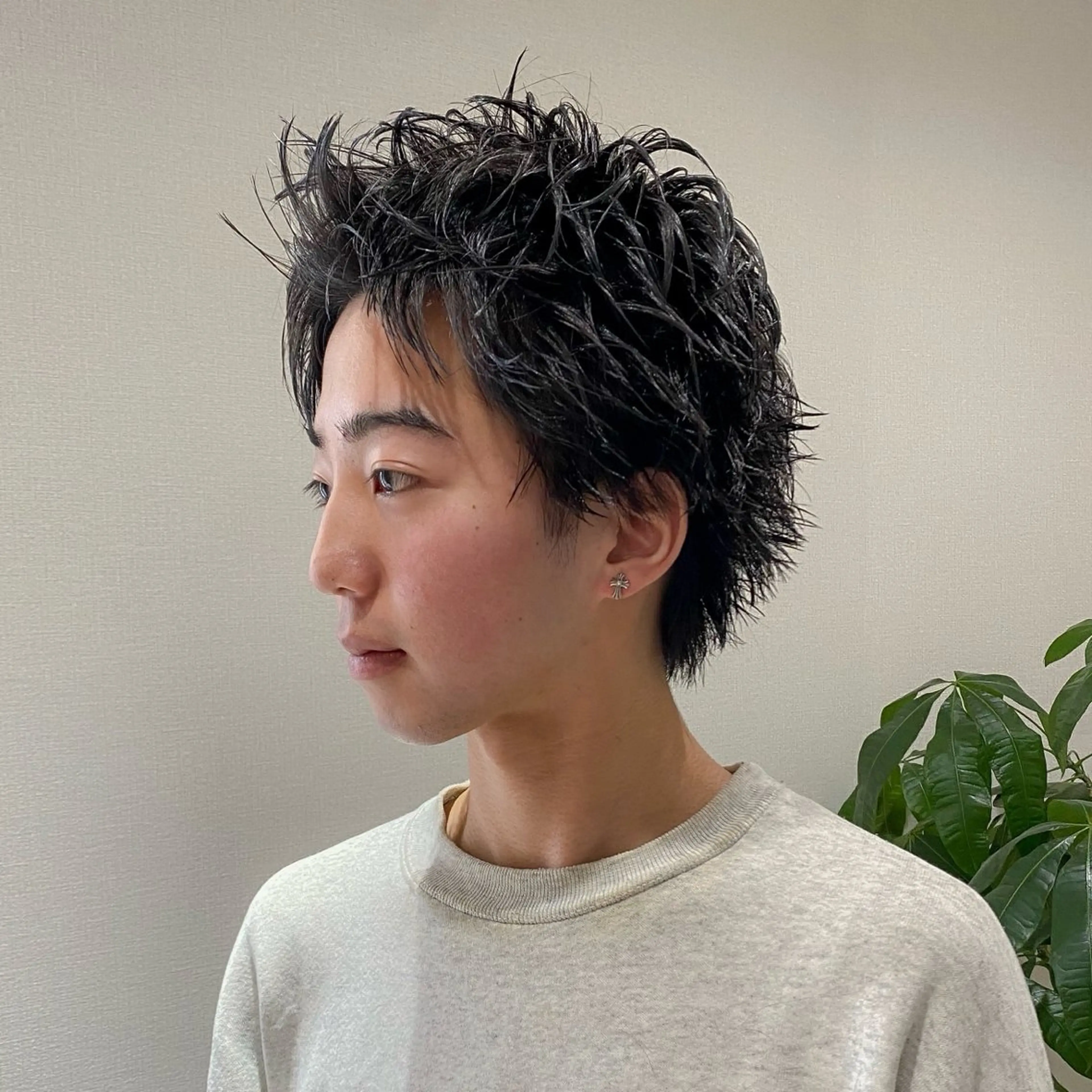 ショート メンズ スパイキーショート ショートヘア カット 三宅健太/レイヤー/ ボブ/透明感カラーのヘアスタイル