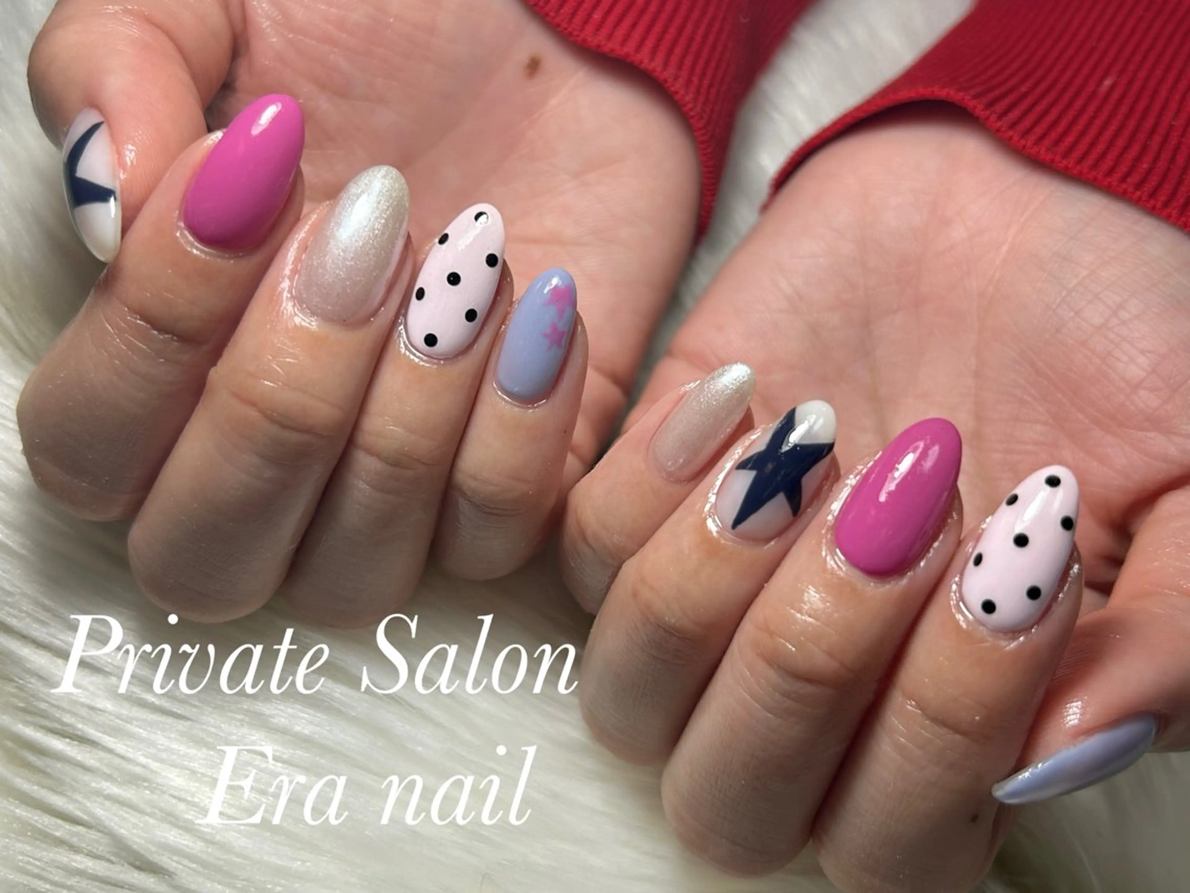 ネイル 持ち込み ハンドネイル Era nailのネイルデザイン