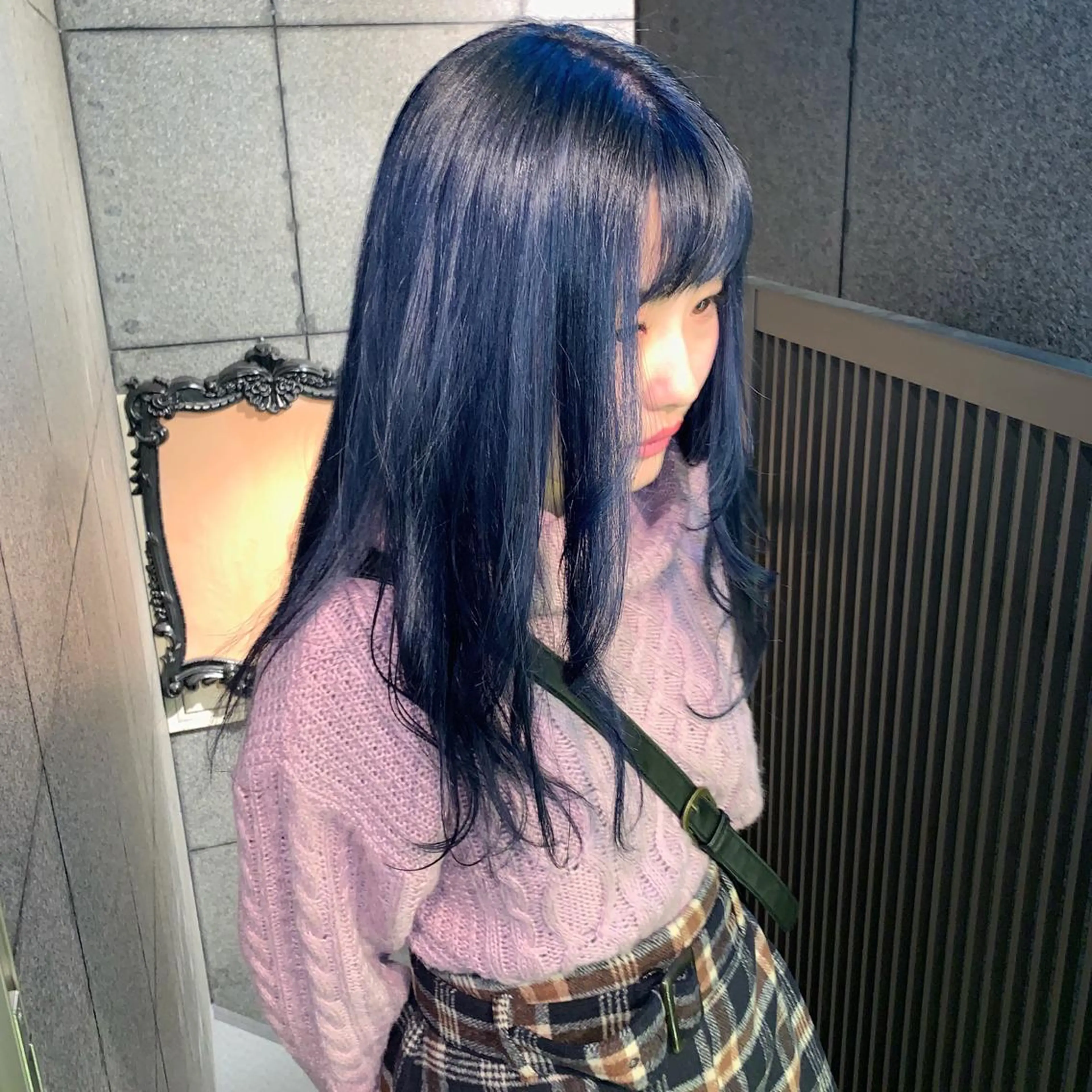 ロング カラー ピンクベージュ/新潟 万代/高橋桃葉🍑のヘアスタイル