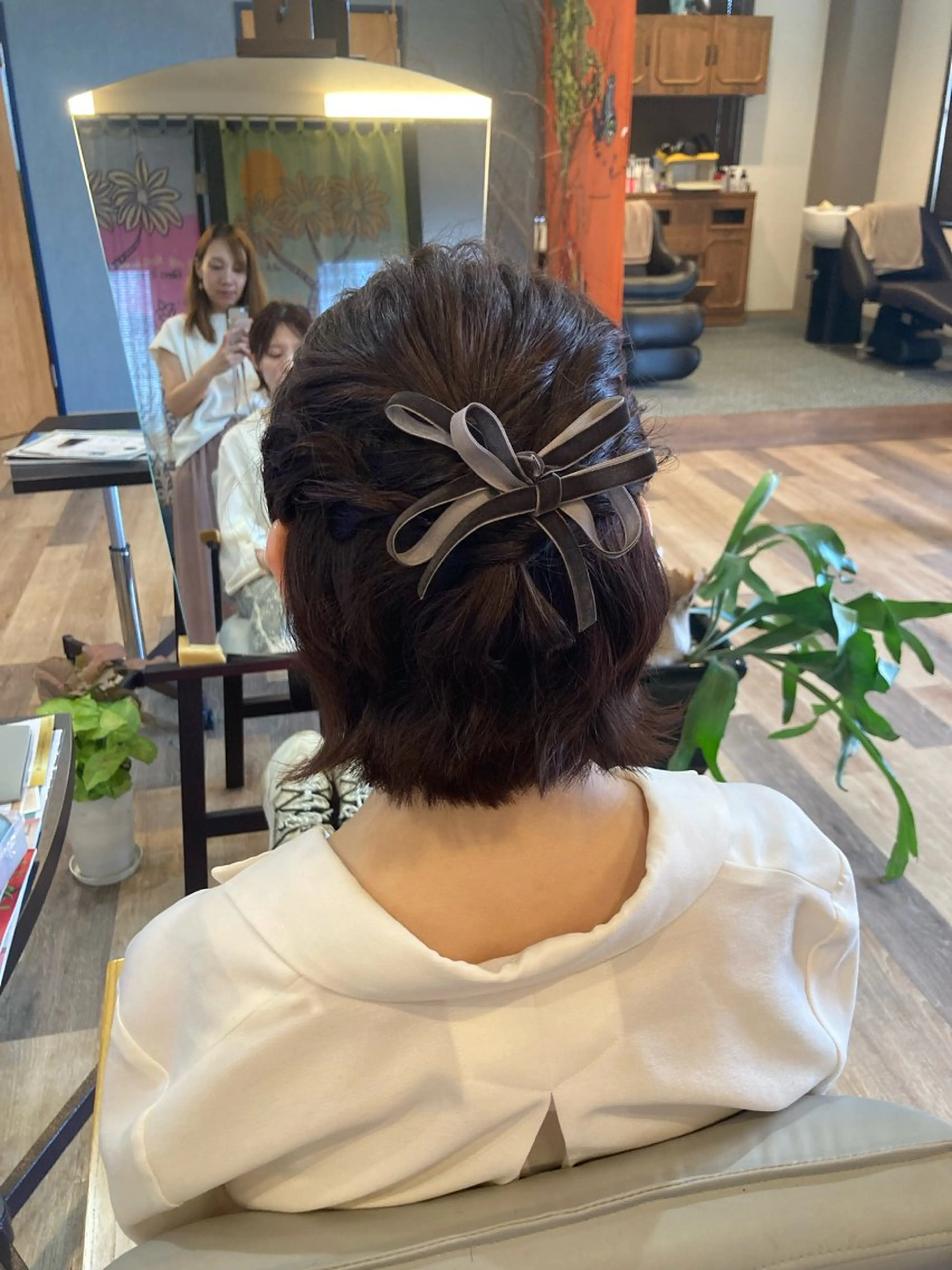 ショート ヘアセット 中野 紹江のヘアスタイル