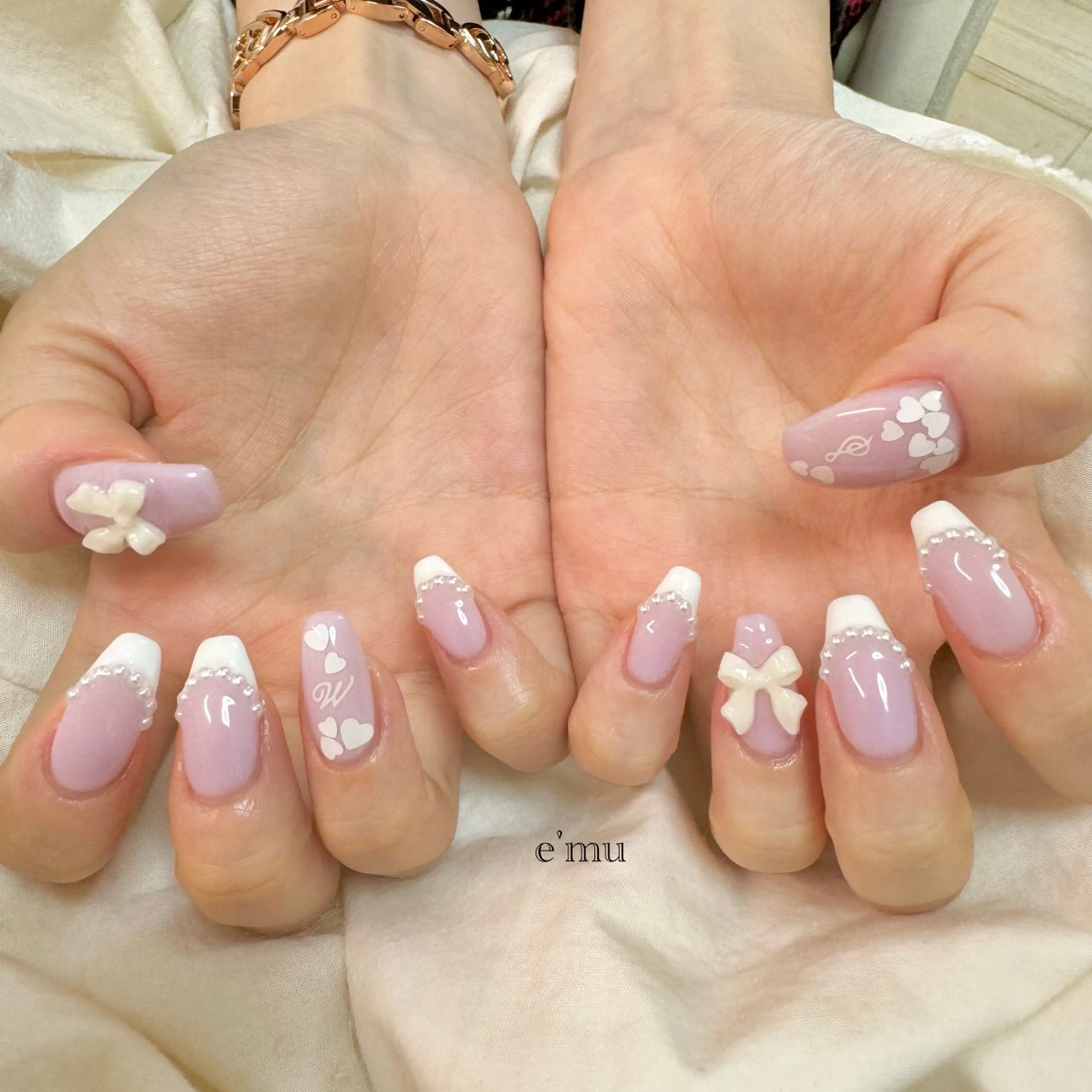 ネイル ハンドネイル nail salon e'mu💐のネイルデザイン