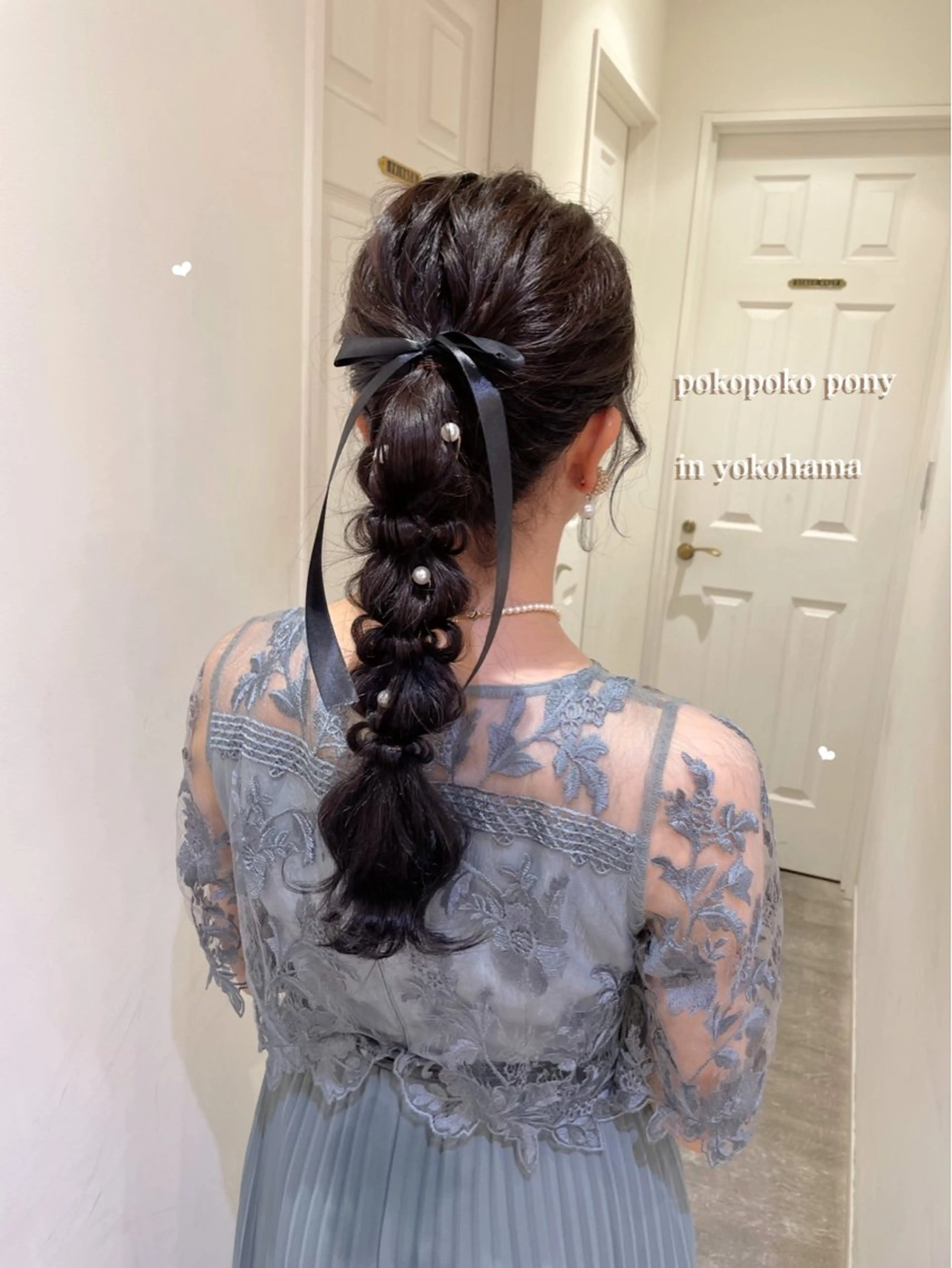 ロング ヘアアレンジ ポニーテール エクステ/ハイトーン 🐏☁️miminaのヘアスタイル