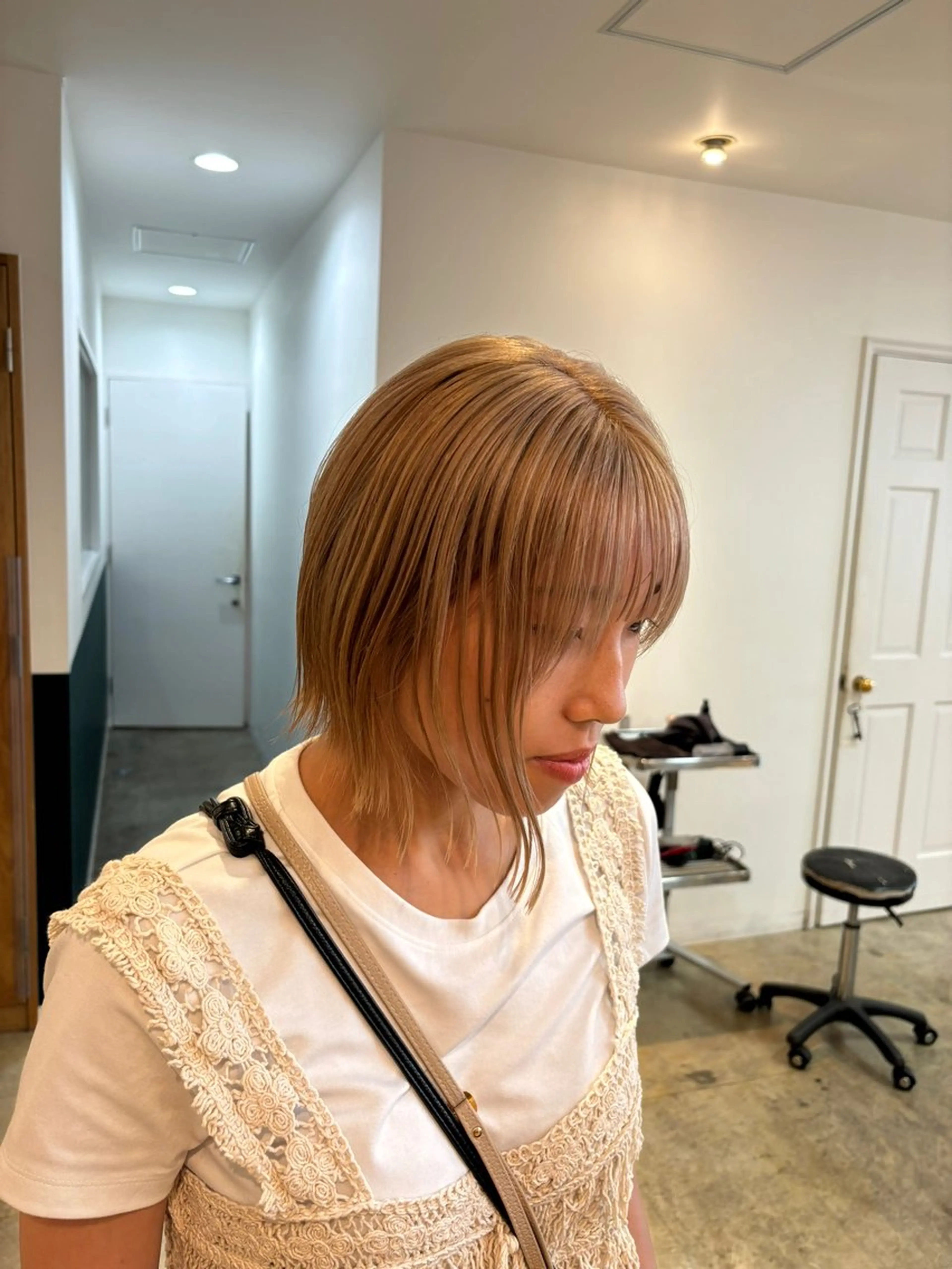 カット&ブリーチオンカラー&トリートメント（Aujua）の写真