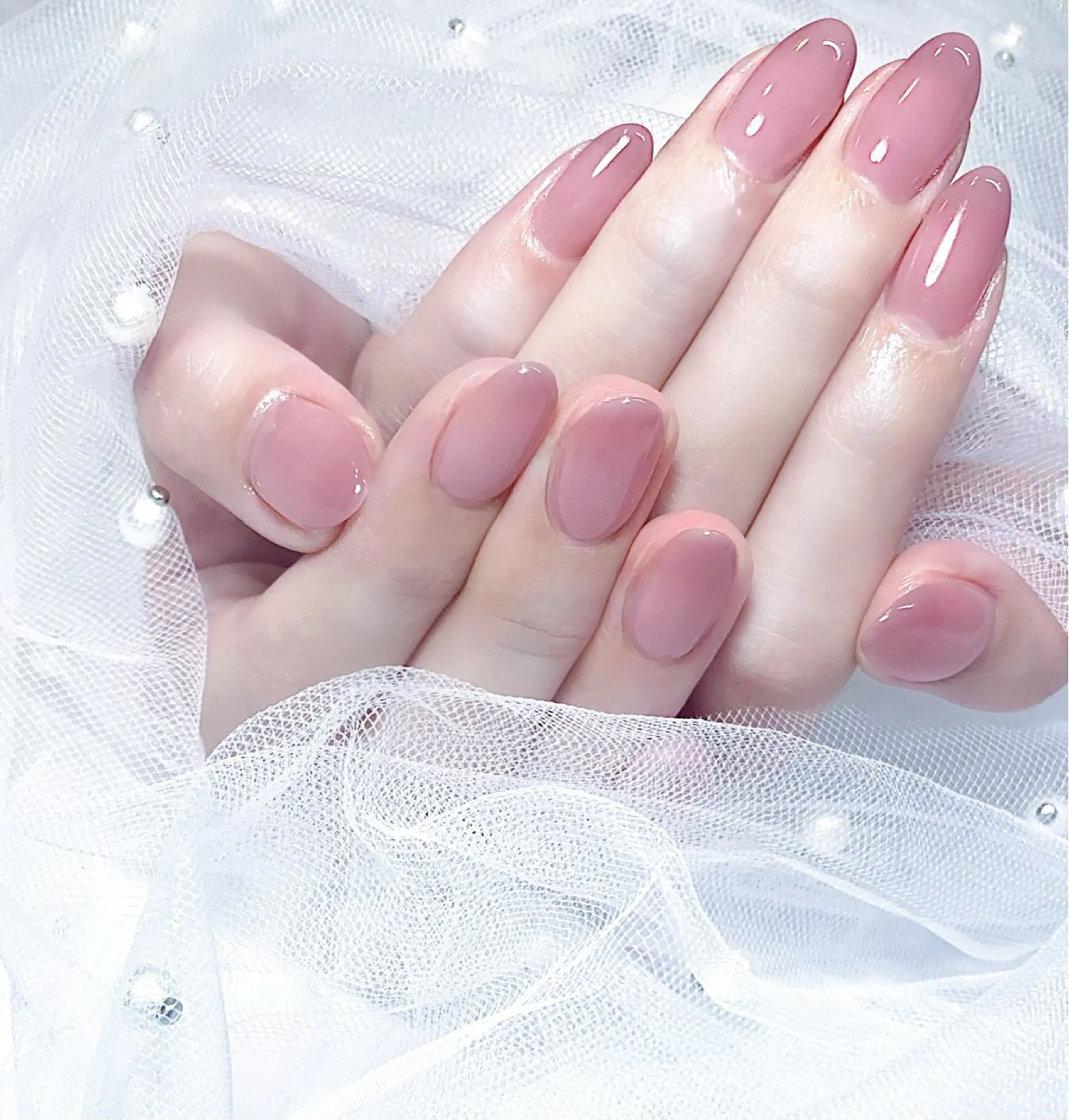 ネイル 韓国ネイル ワンカラーネイル ワンホンネイル Chat　noir所属・【chatnoir】 MIYUのネイルデザイン