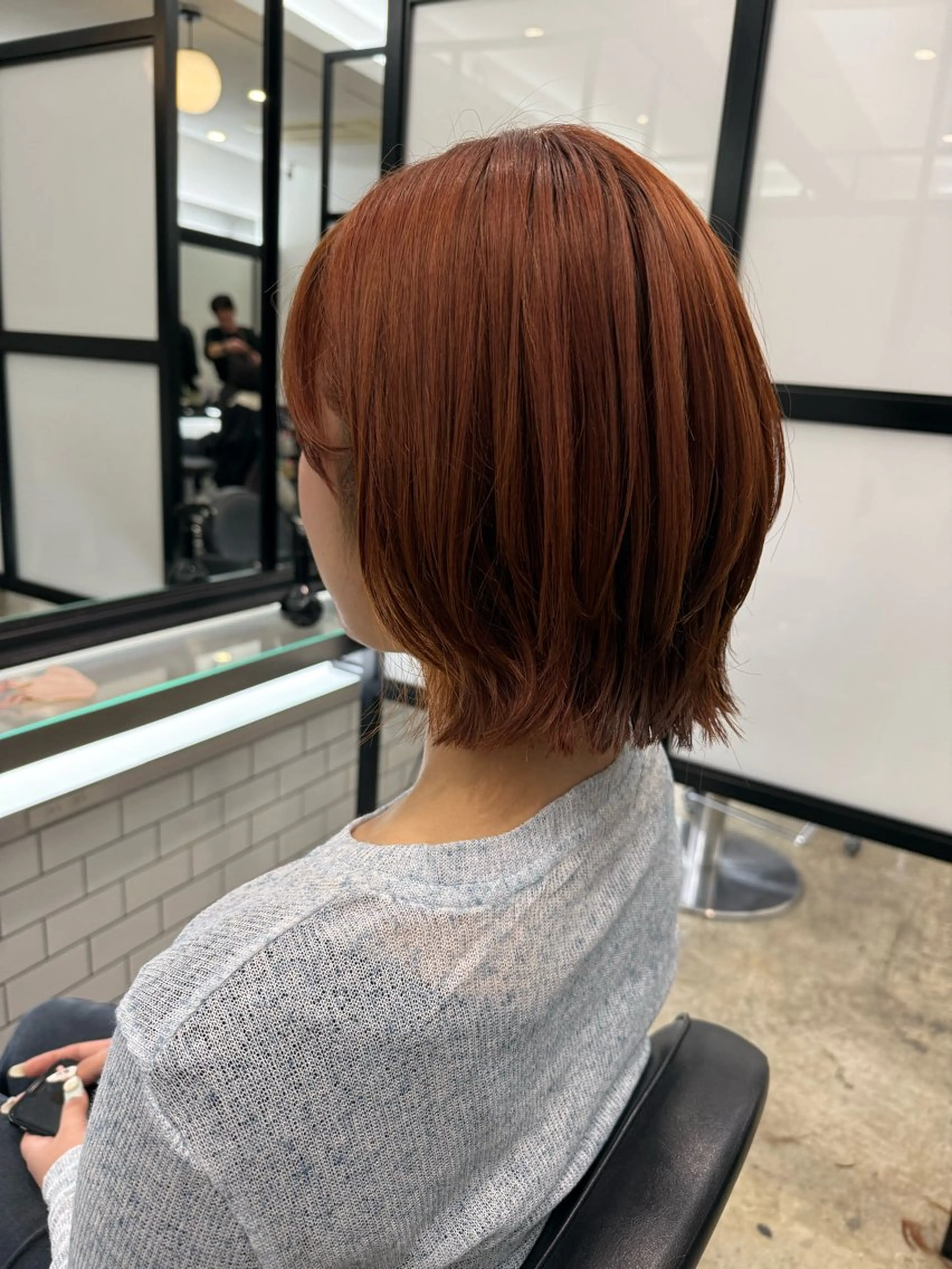 ショート カラー ブリーチ 透明感カラー ダブルカラー ブリーチなしカラー オレンジ カット ヘアカラー YUTO歴9年 ベージュの透明感得意のヘアスタイル