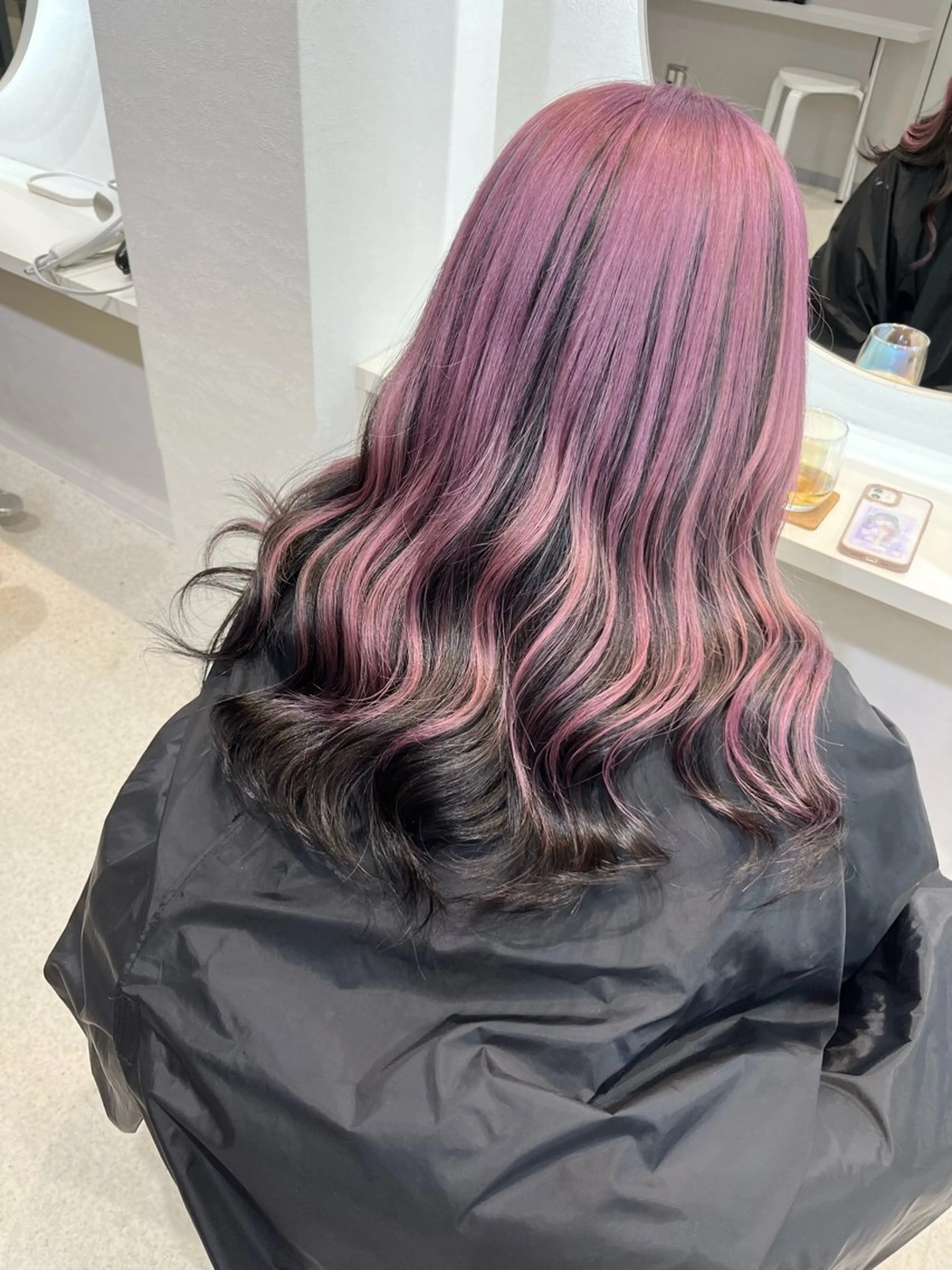 ロング カラー KANA🎀韓国 🇰🇷ハイライトのヘアスタイル