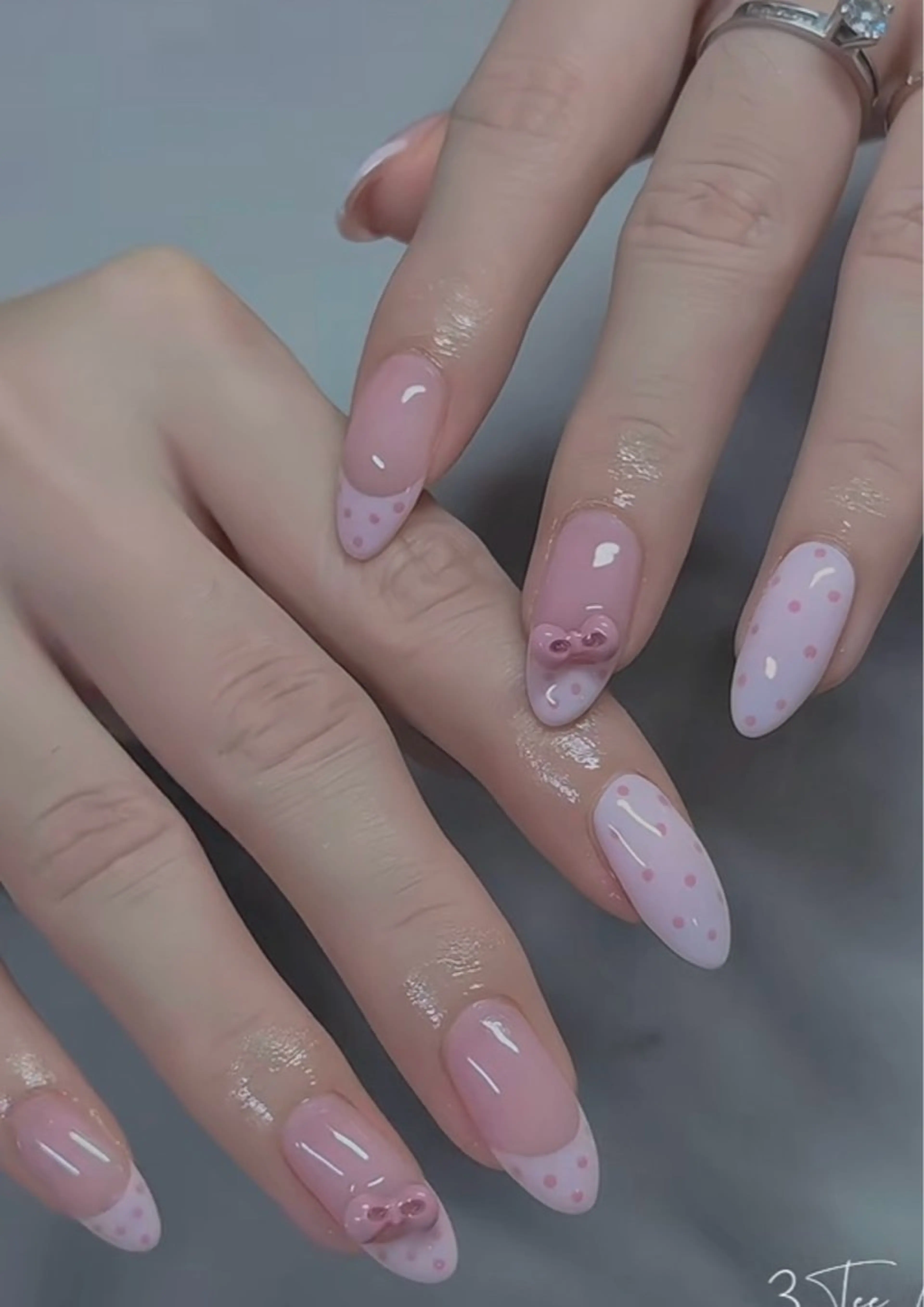 ネイル 長さ出し フットネイル ジェルネイル 韓国ネイル マグネットネイル ハンドネイル YMT NailStudio所属・YMT NailStudioのネイルデザイン