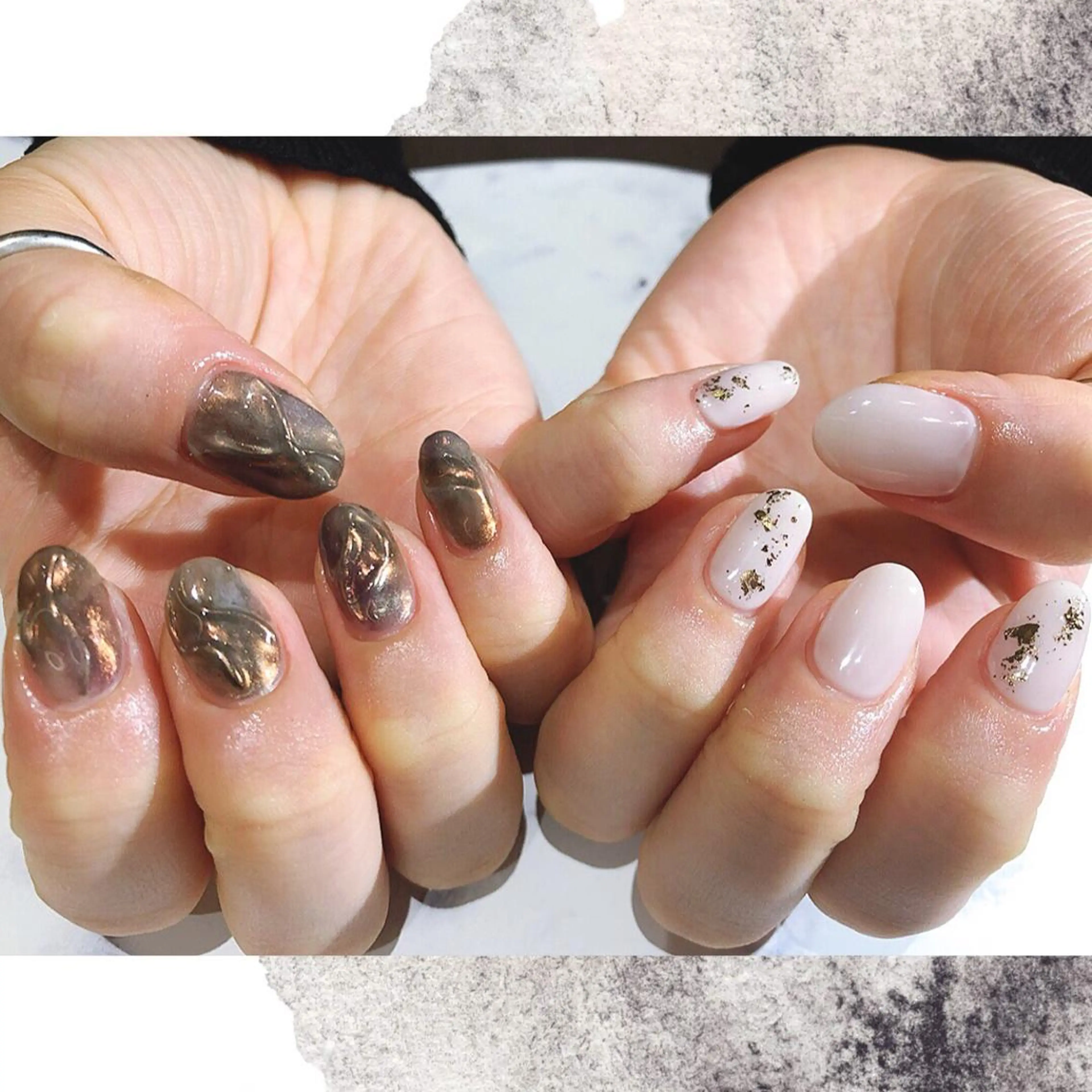 ショート カラー キッズ ネイル マツエク・マツパ ハンドネイル illum hicariのネイルデザイン