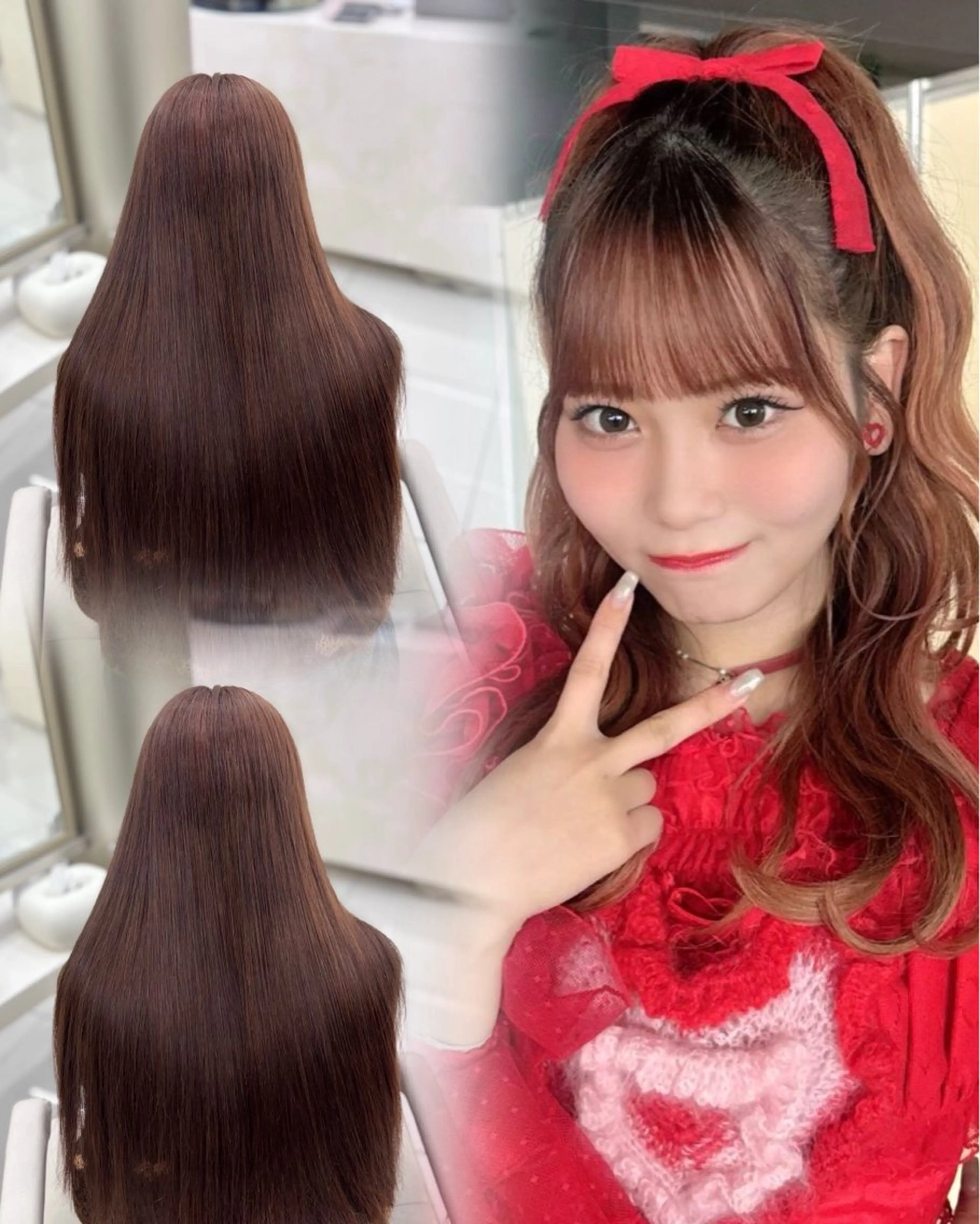 ロング カラー ヘアカラー navi所属・トレンドヘア/ ワンホン/aimiのヘアスタイル